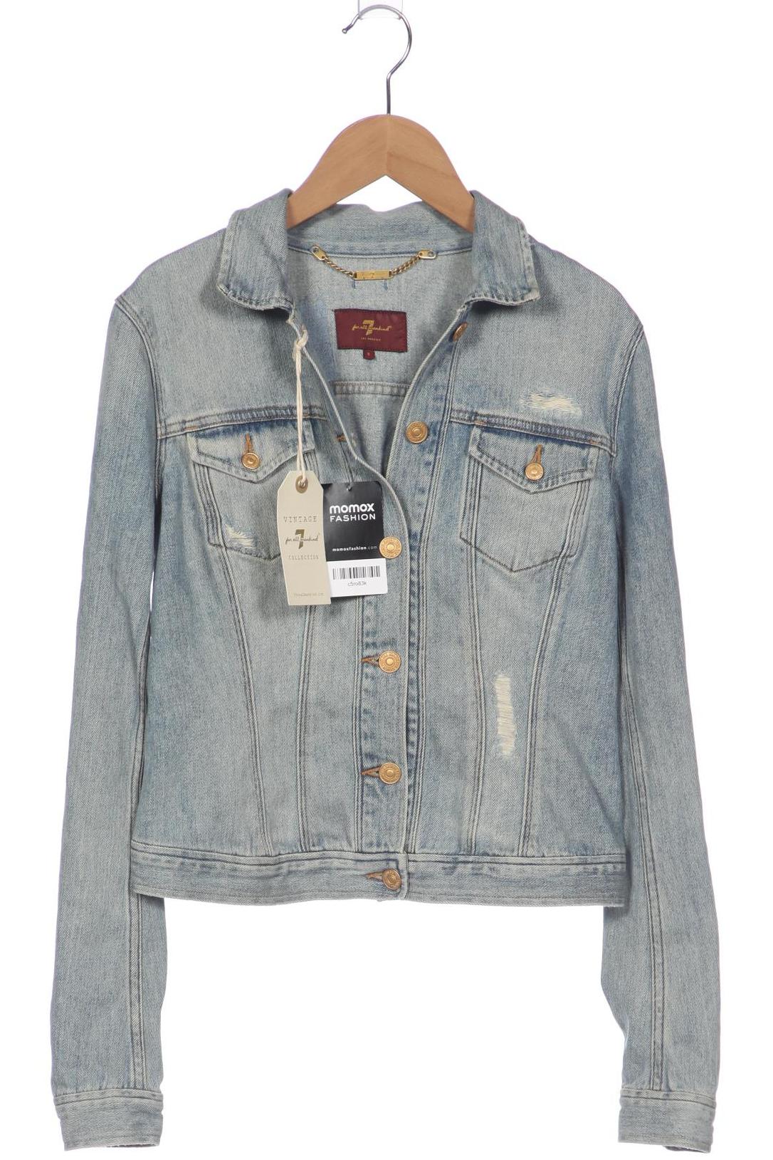 

7 for all mankind Damen Jacke, blau, Gr. 36