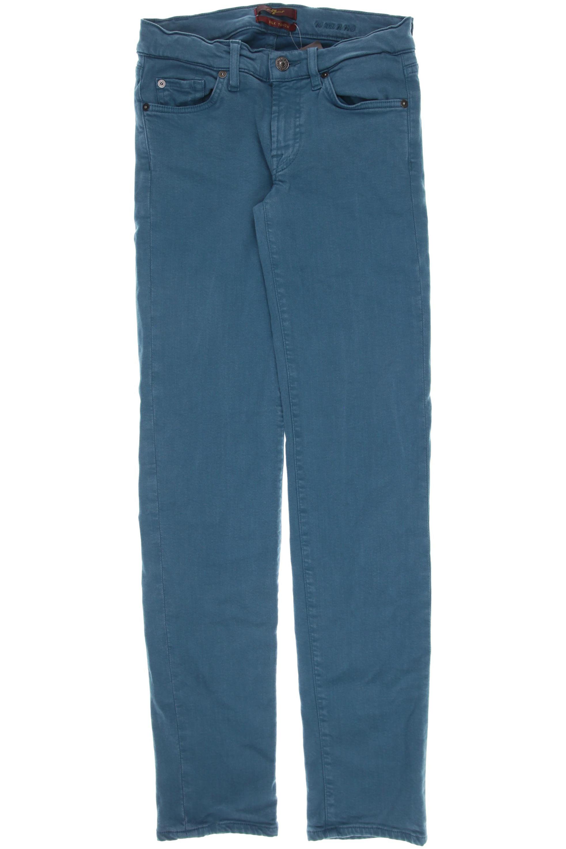 

7 for all mankind Damen Jeans, türkis, Gr. 27