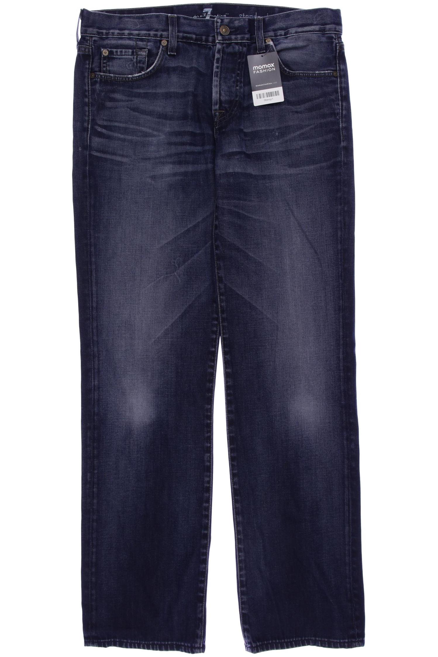 

7 for all mankind Herren Jeans, marineblau, Gr. 34