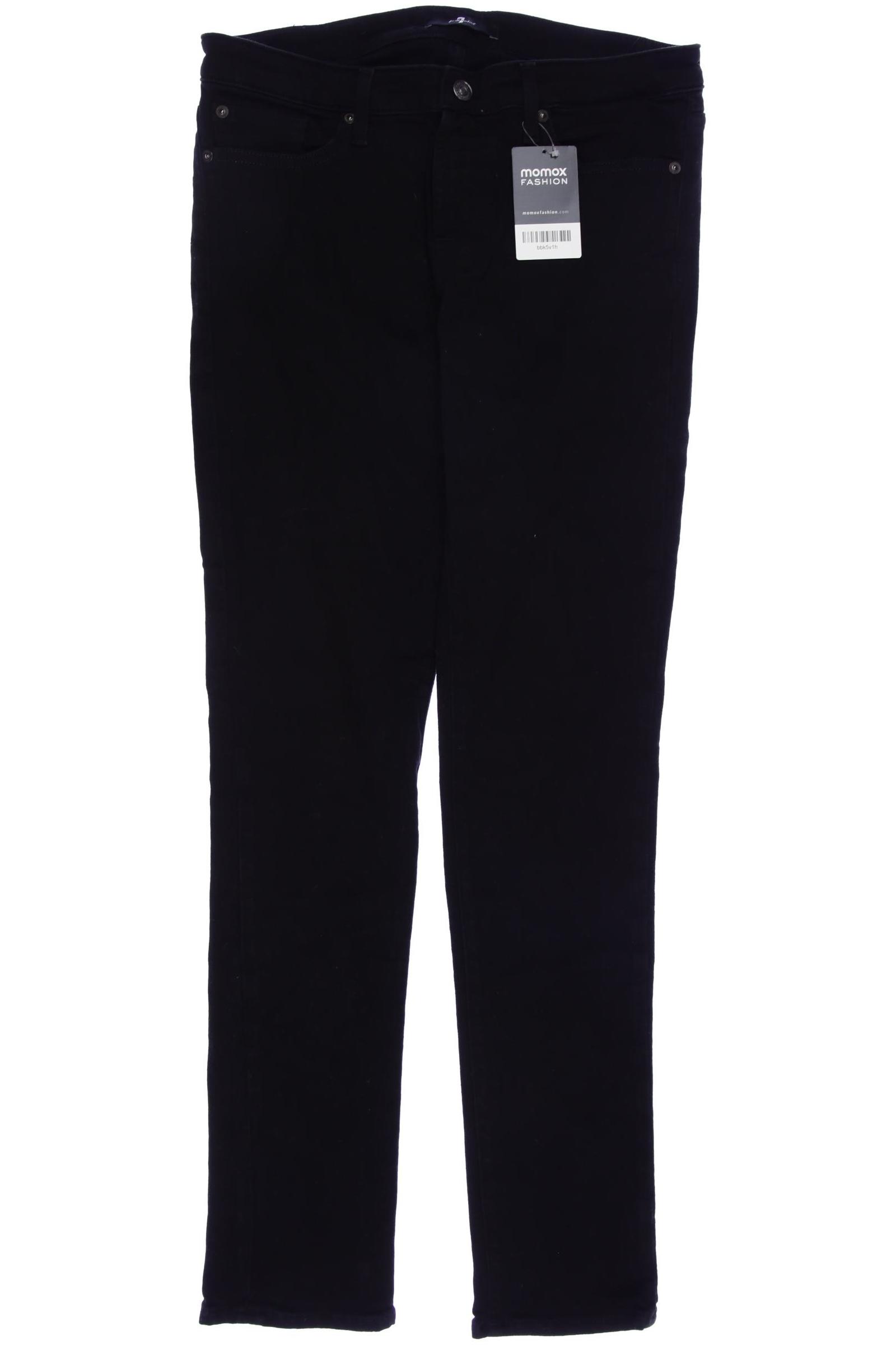 

7 for all mankind Damen Jeans, schwarz, Gr. 28