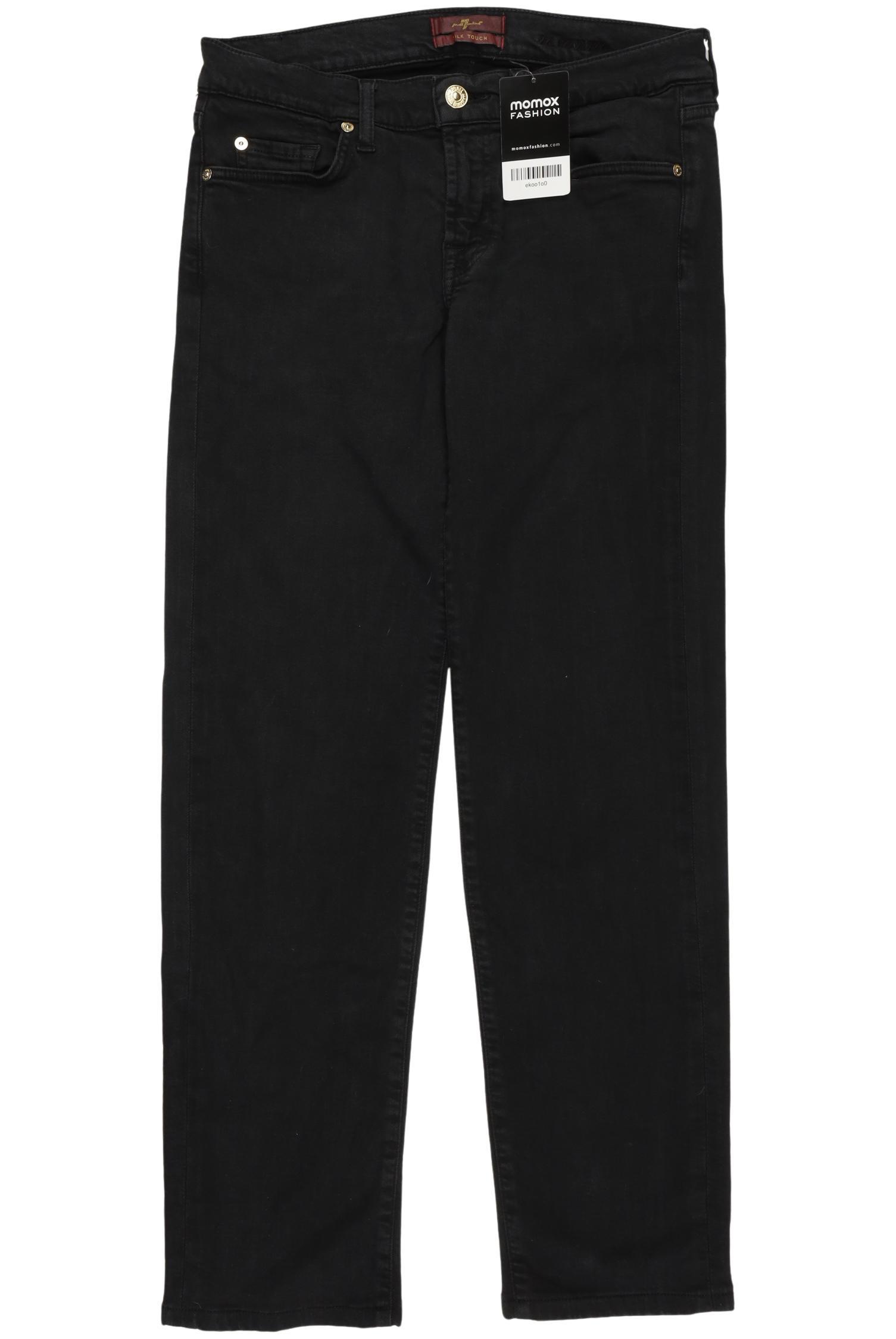 

7 for all mankind Damen Jeans, schwarz, Gr. 30