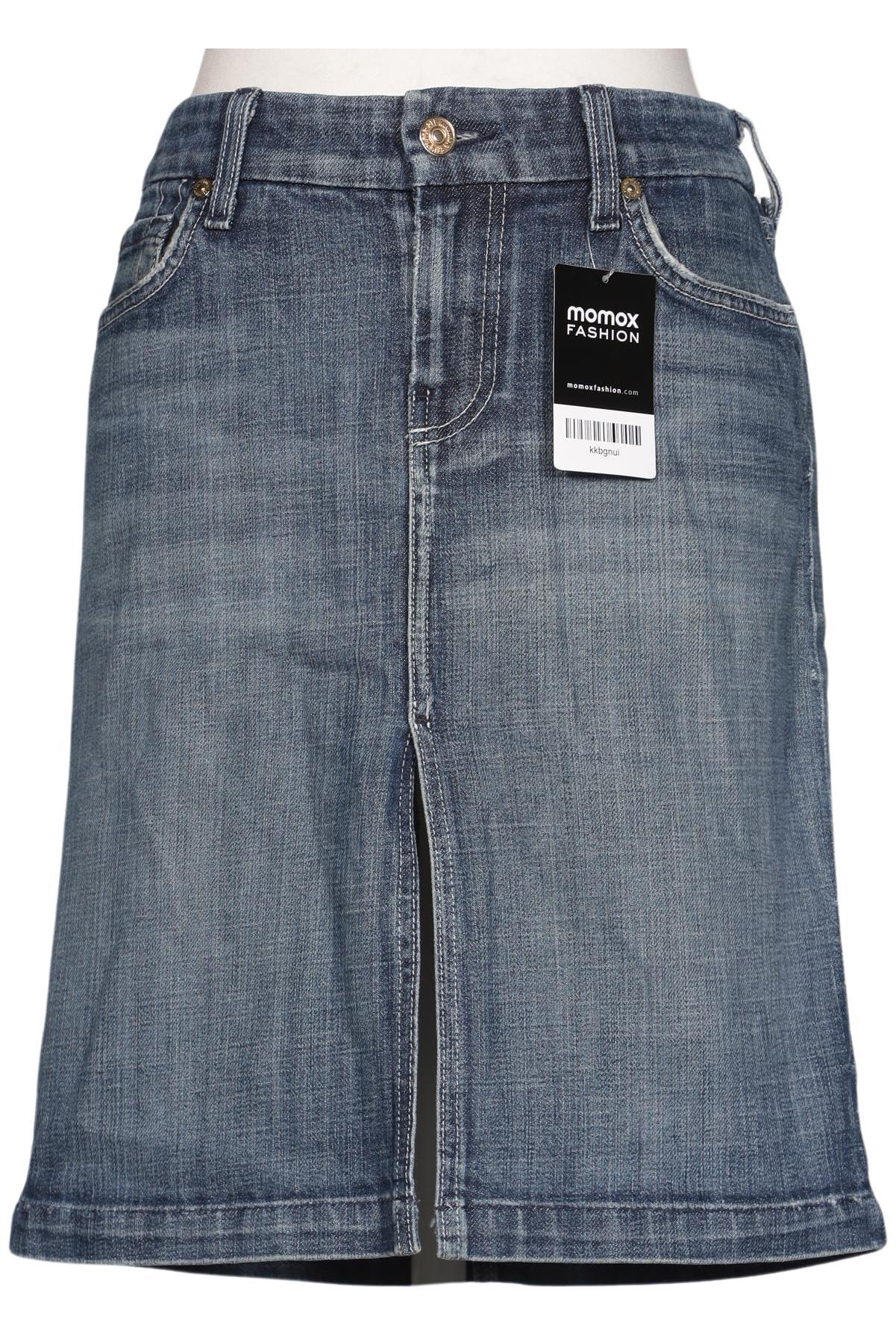 

7 for all mankind Damen Rock, blau, Gr. 30