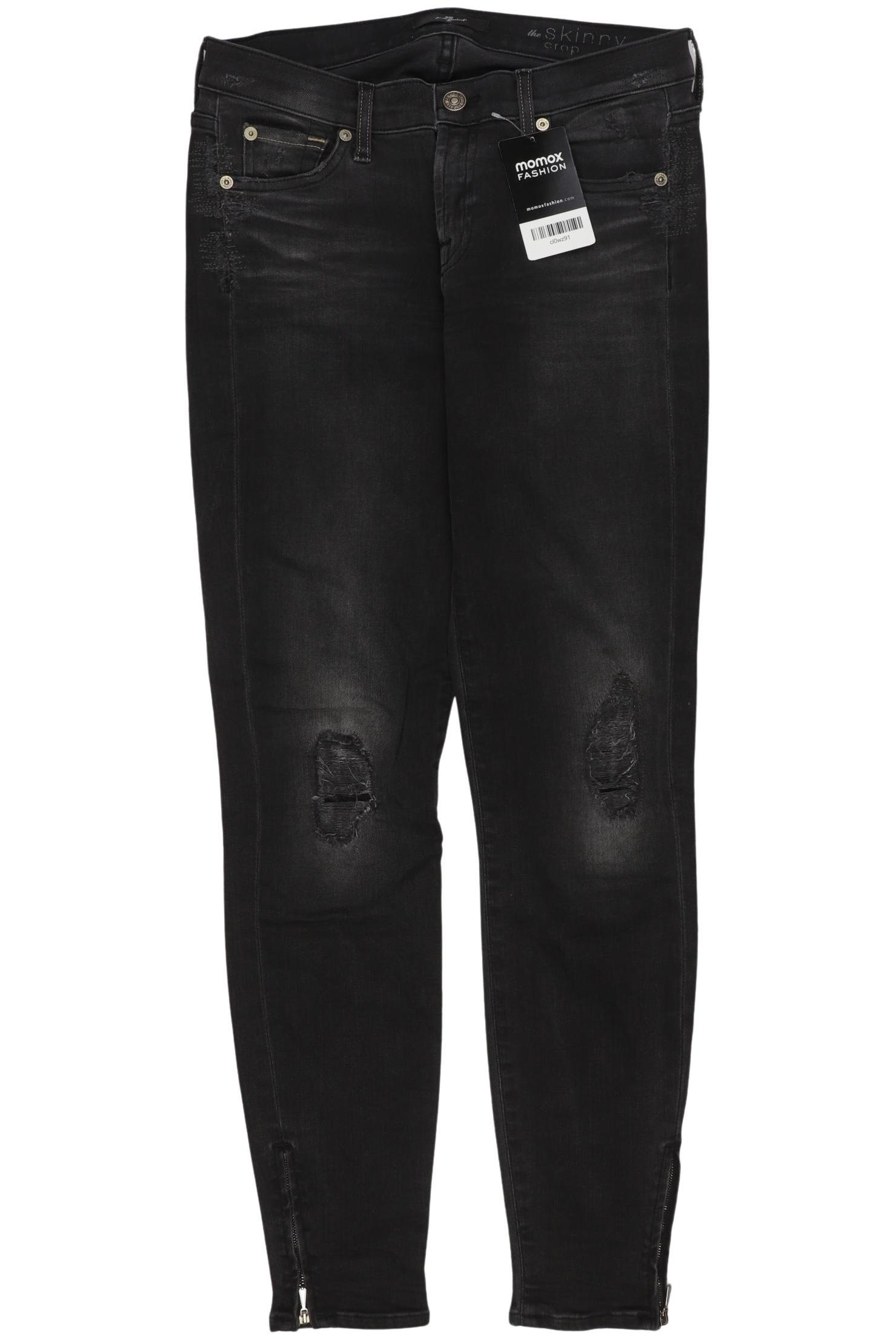 

7 for all mankind Damen Jeans, schwarz, Gr. 26