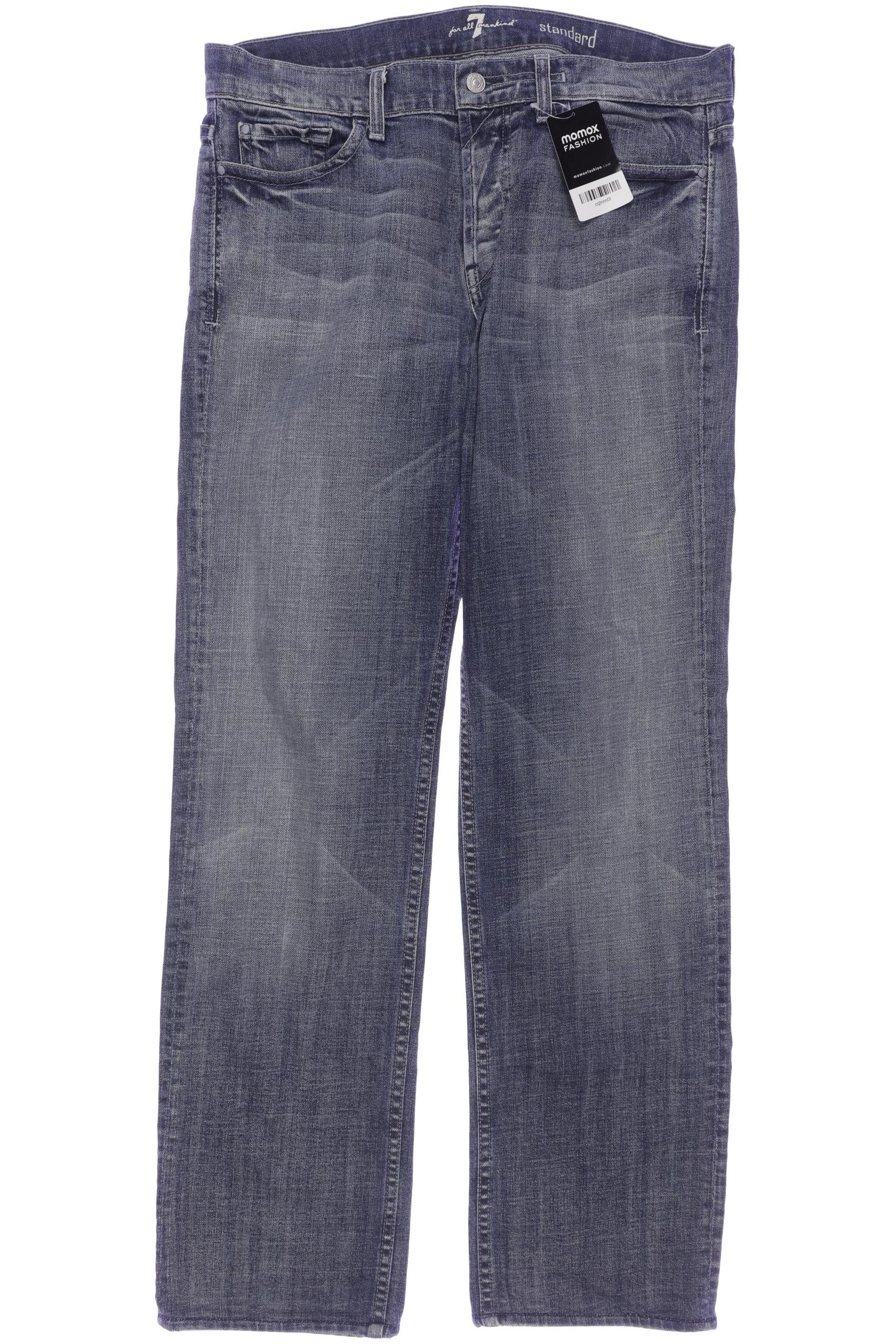 

7 for all mankind Herren Jeans, blau, Gr. 34