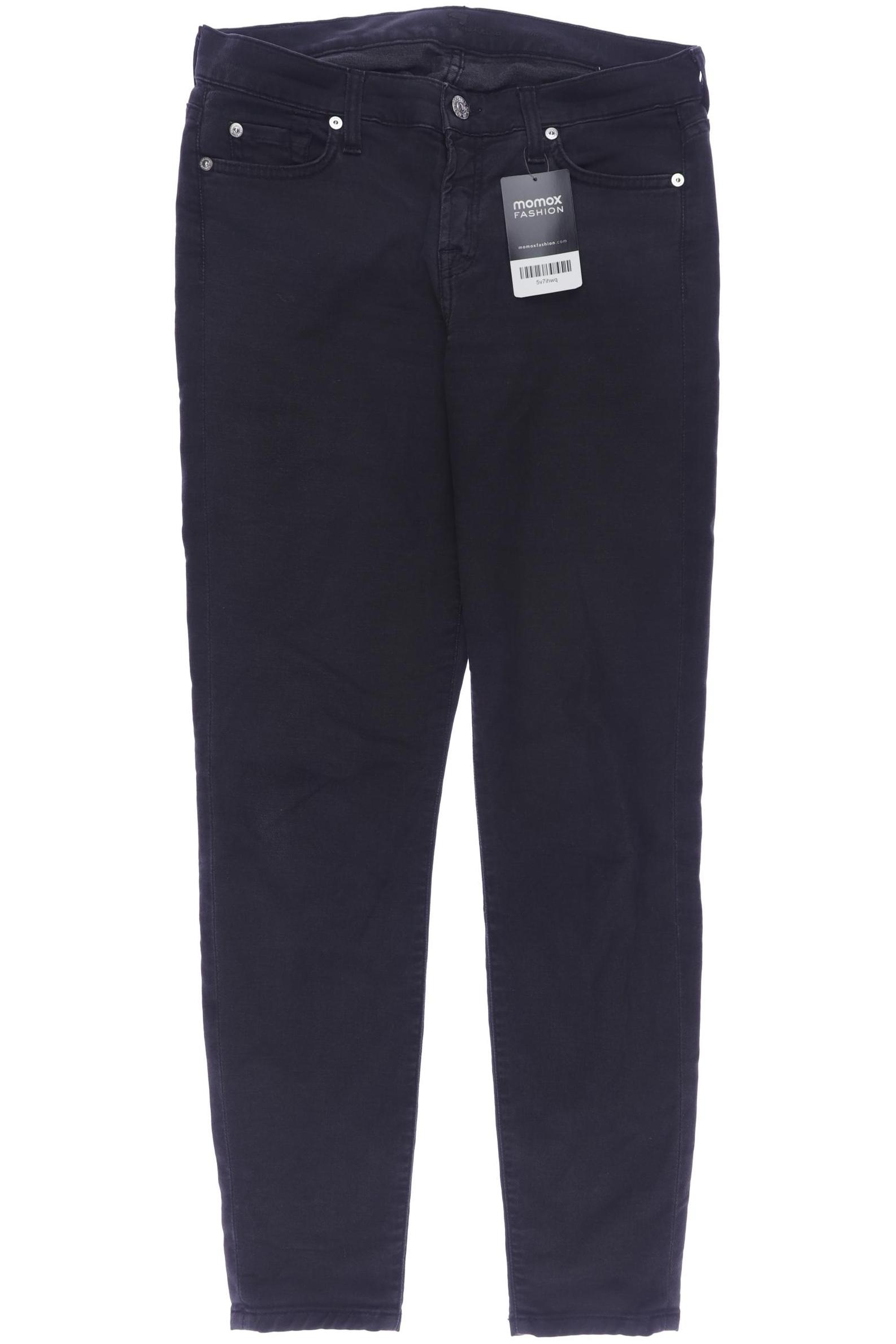 

7 for all mankind Damen Jeans, schwarz, Gr. 26