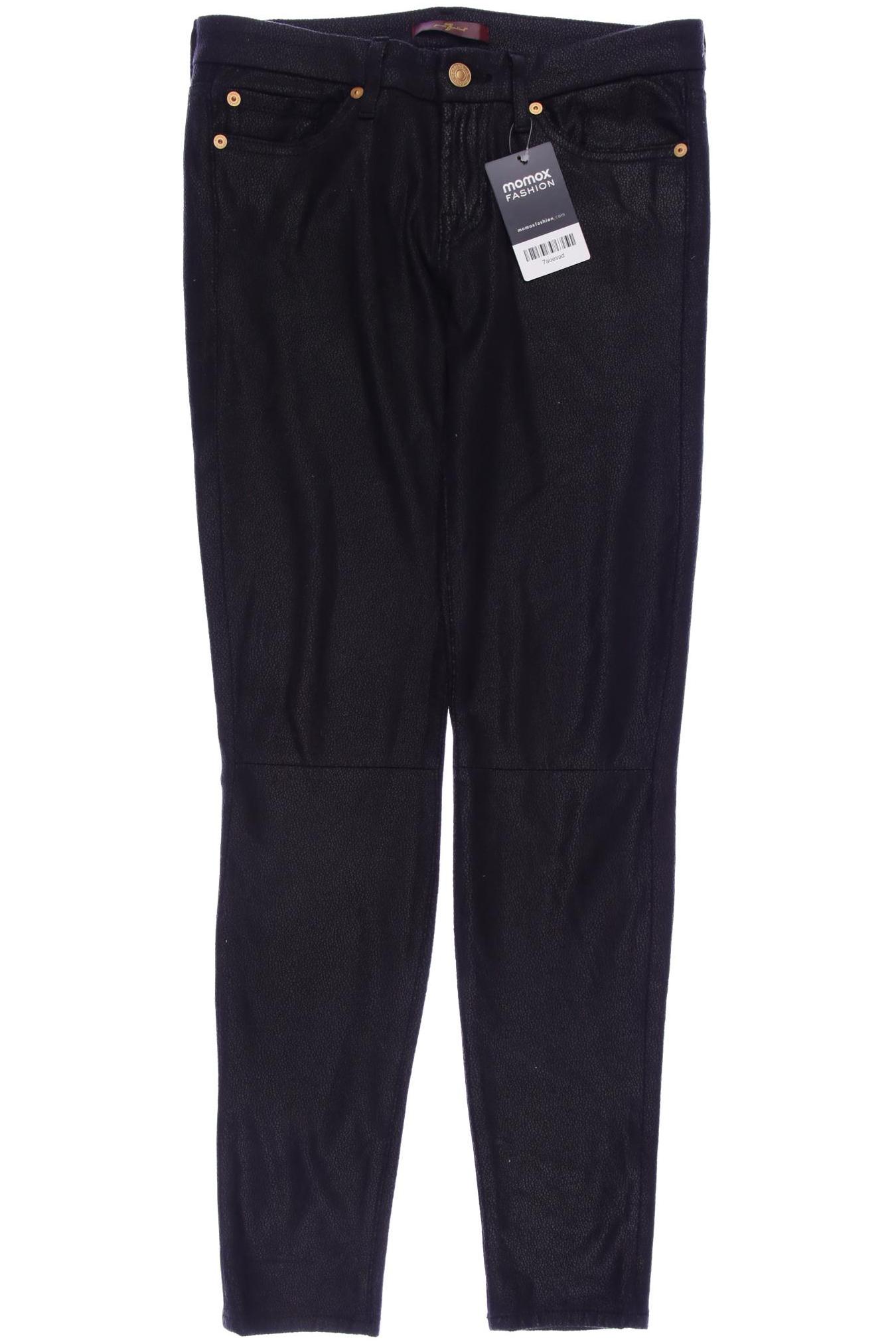 

7 for all mankind Damen Stoffhose, schwarz, Gr. 27