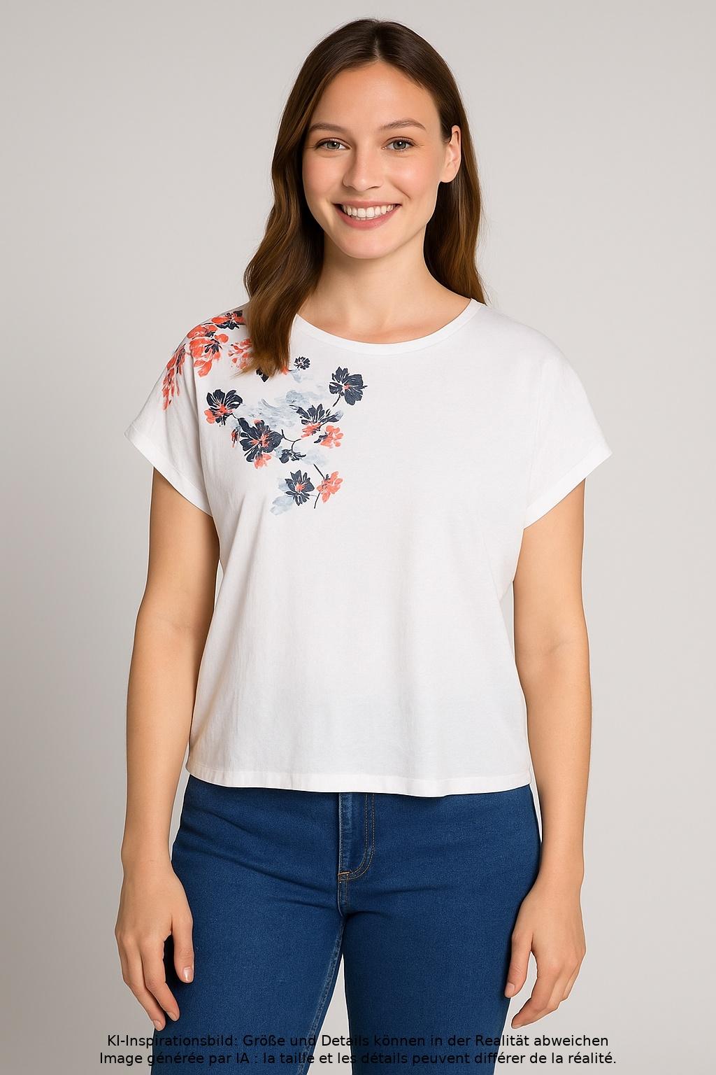 

7 for all mankind Damen T-Shirt, weiß, Gr. 34