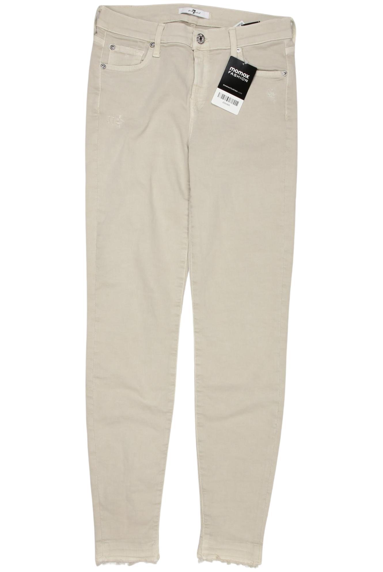 

7 for all mankind Damen Jeans, beige, Gr. 27