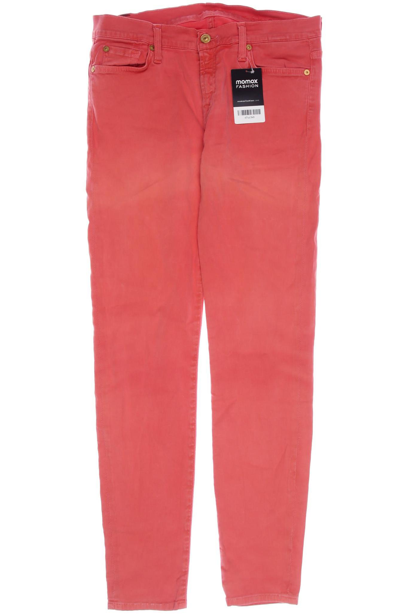 

7 for all mankind Damen Jeans, rot