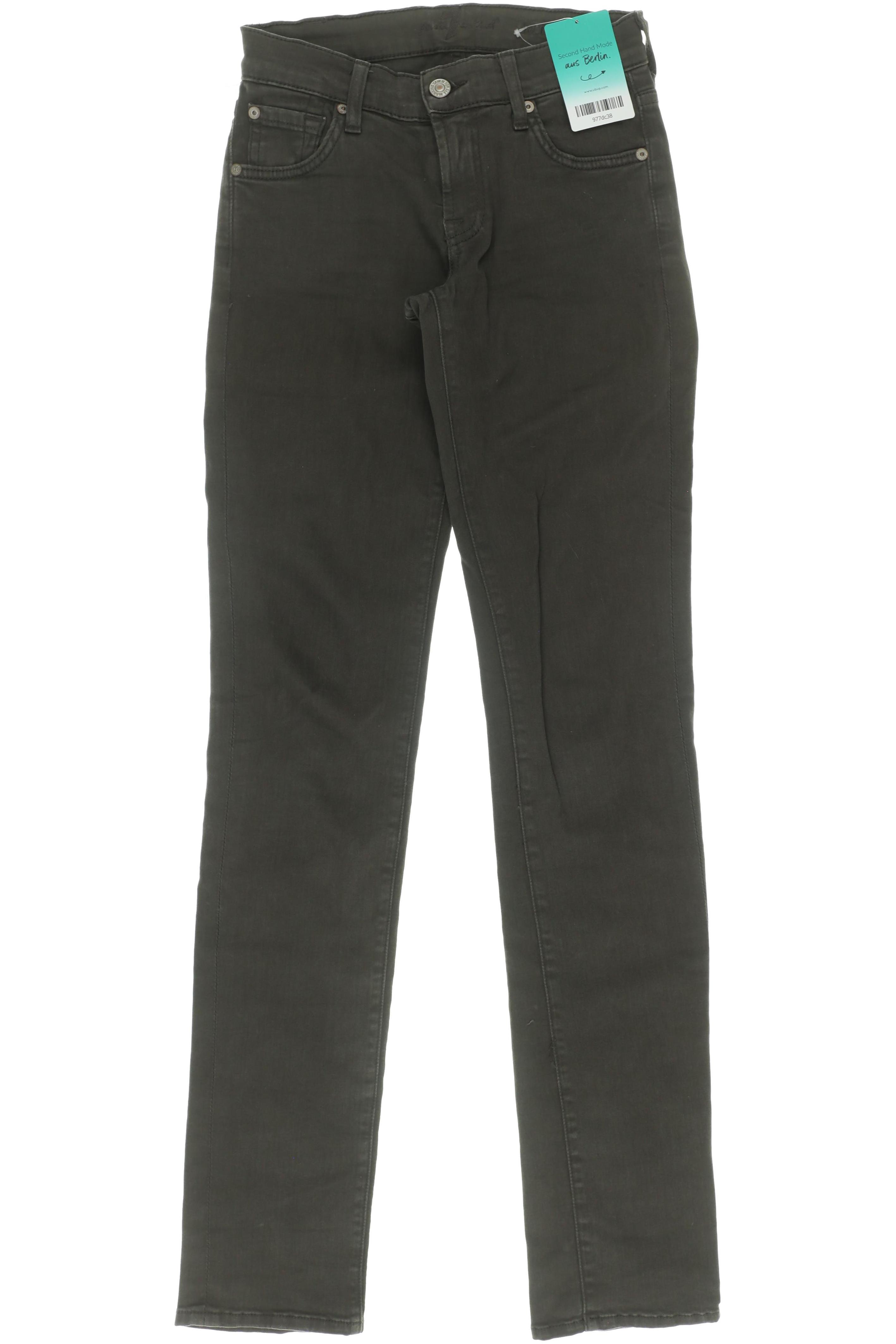 

7 for all mankind Damen Jeans, grün, Gr. 24
