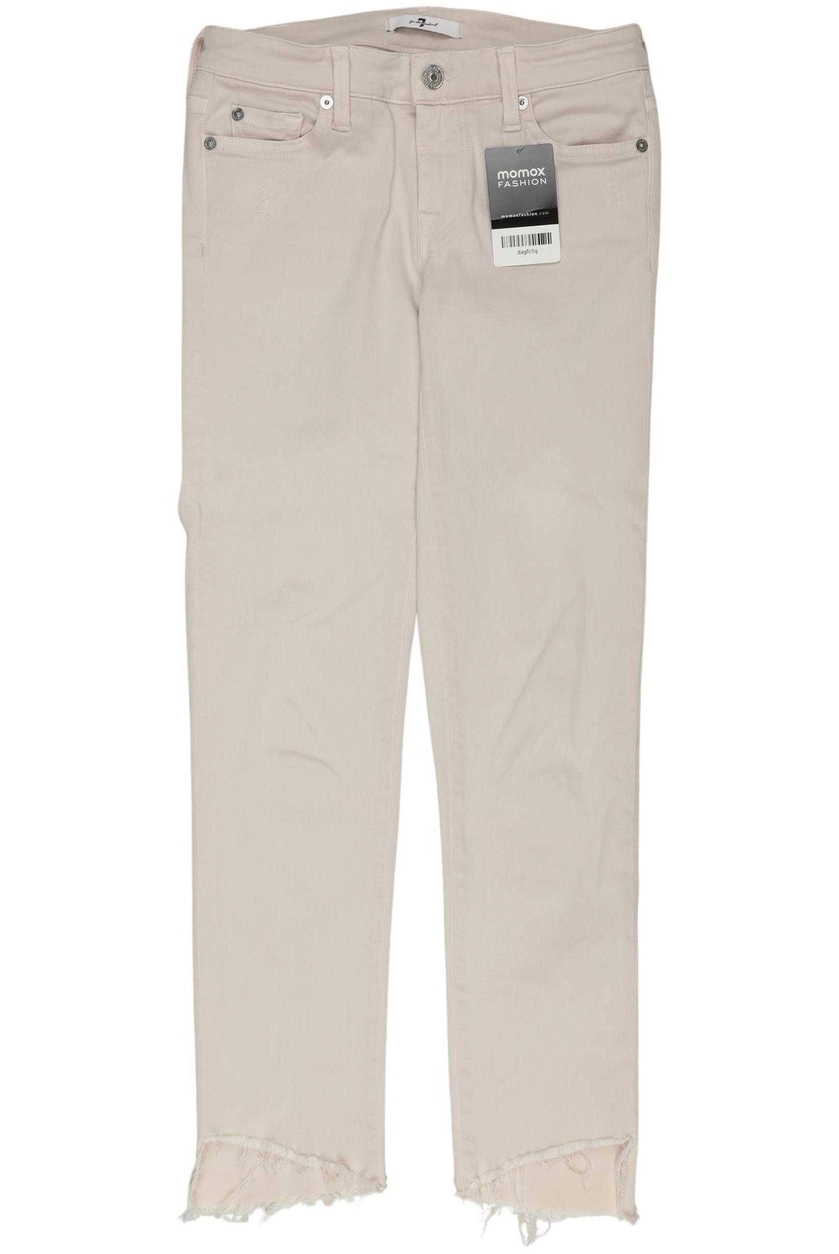 

7 for all mankind Damen Jeans, beige, Gr. 24