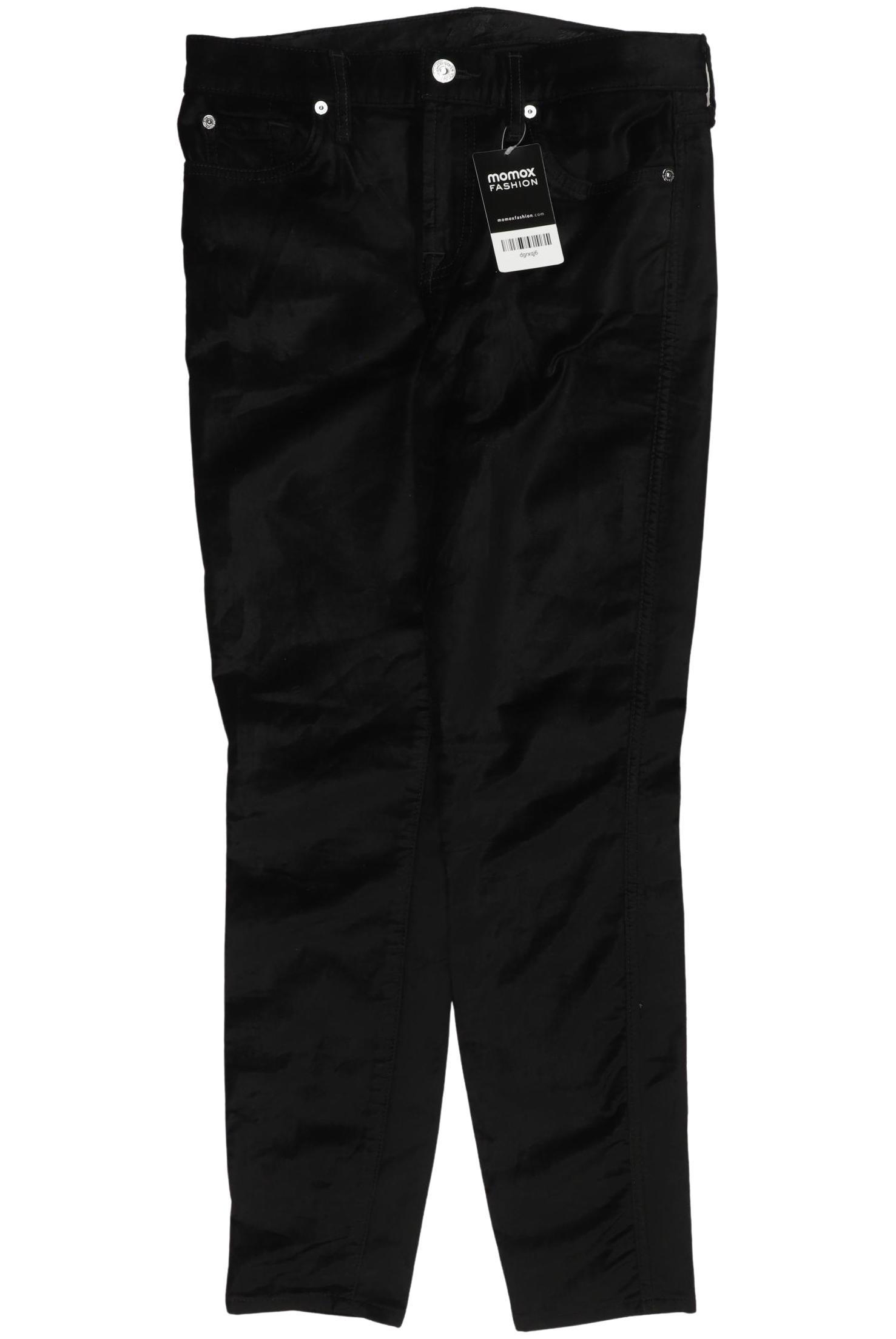 

7 for all mankind Damen Stoffhose, schwarz, Gr. 28
