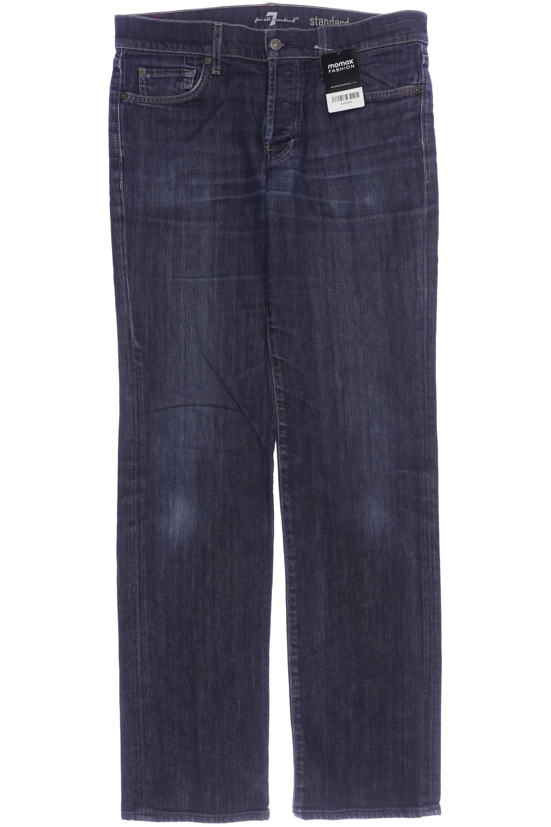 

7 for all mankind Herren Jeans, marineblau, Gr. 34