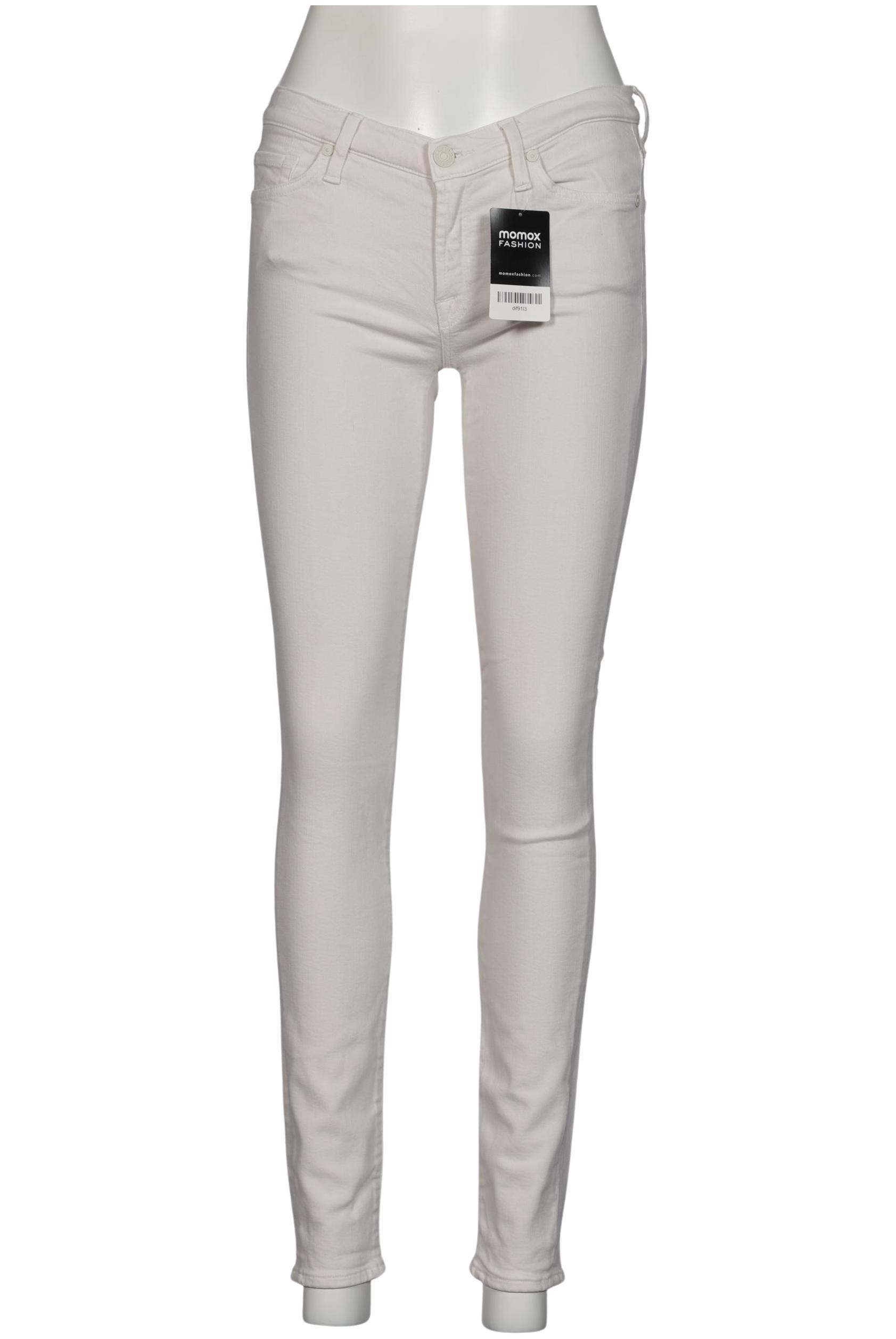 

7 for all mankind Damen Jeans, cremeweiß, Gr. 27
