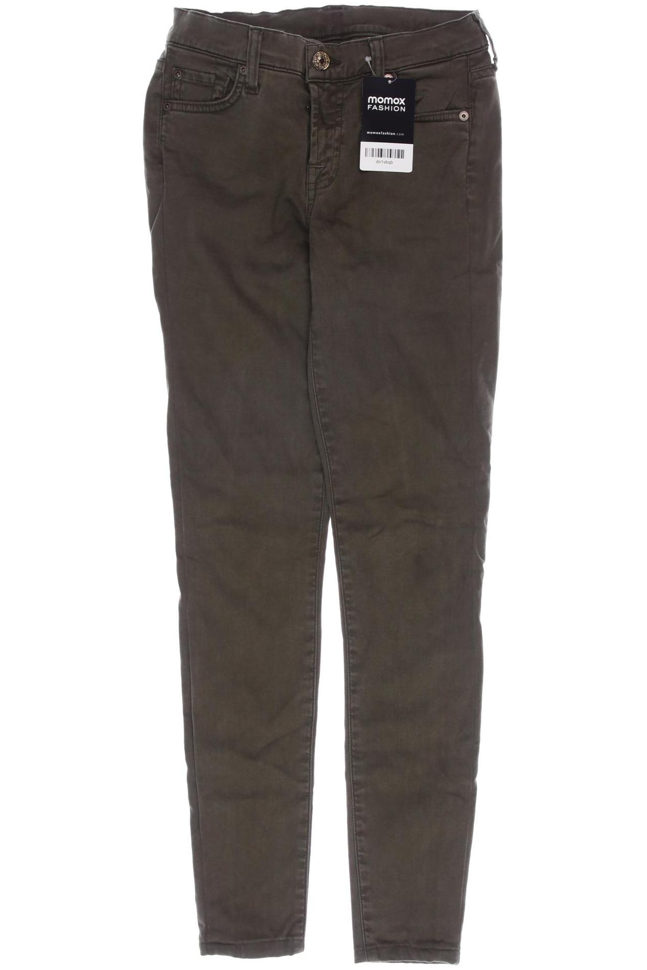 

7 for all mankind Damen Jeans, grün, Gr. 25