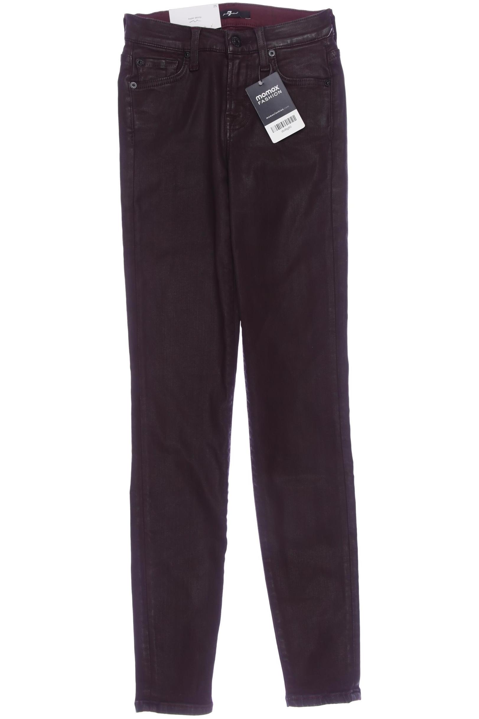 

7 for all mankind Damen Stoffhose, bordeaux, Gr. 25