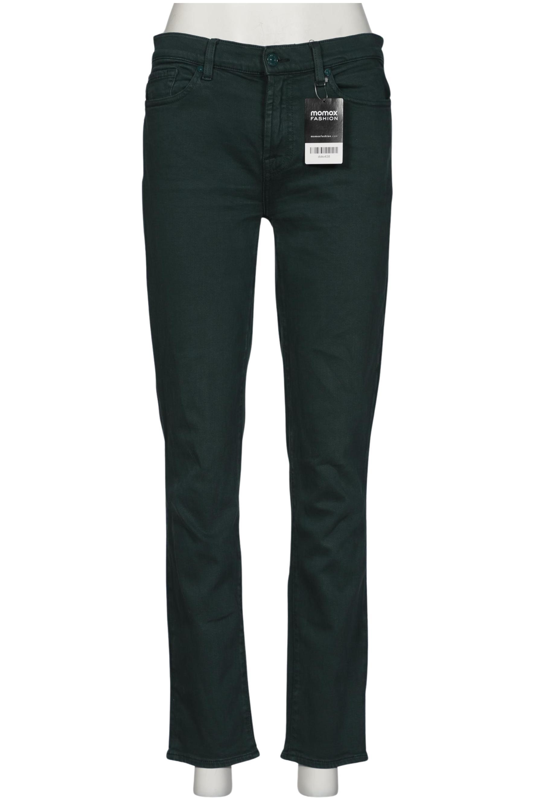 

7 for all mankind Damen Jeans, grün, Gr. 30
