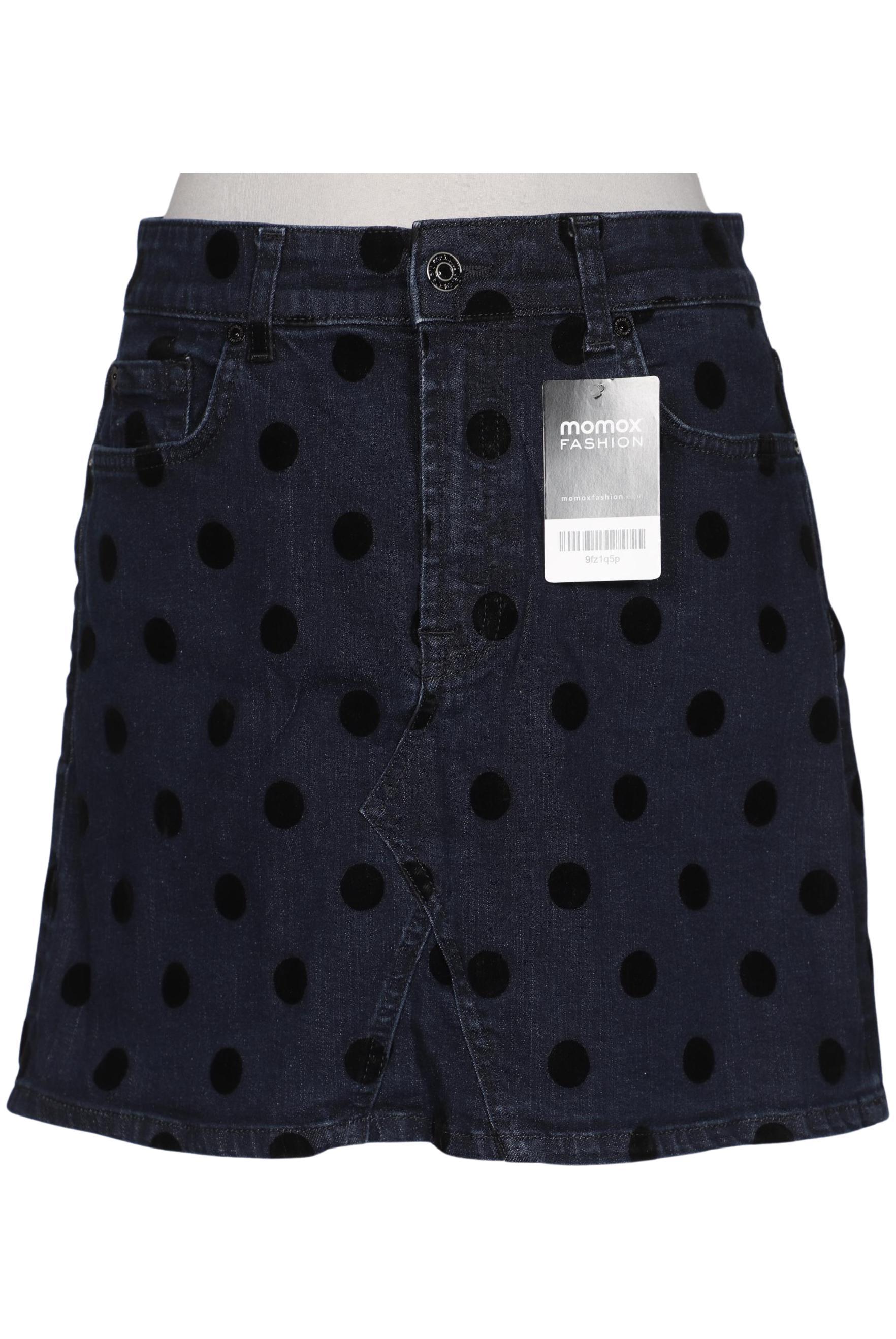 

7 for all mankind Damen Rock, marineblau, Gr. 30