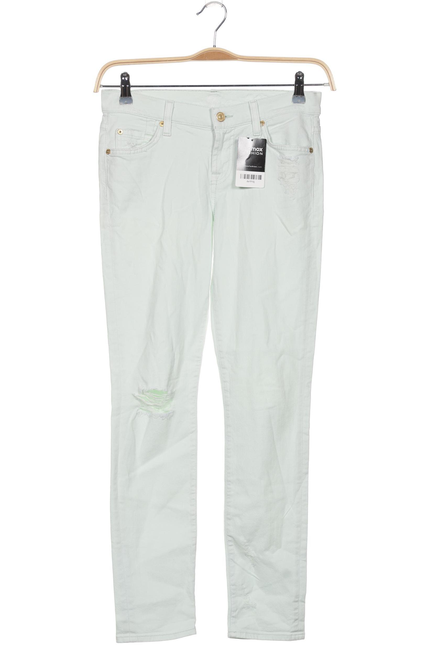 Thumbnail - 7 for all mankind Damen Jeans, hellgrün, Gr. 25