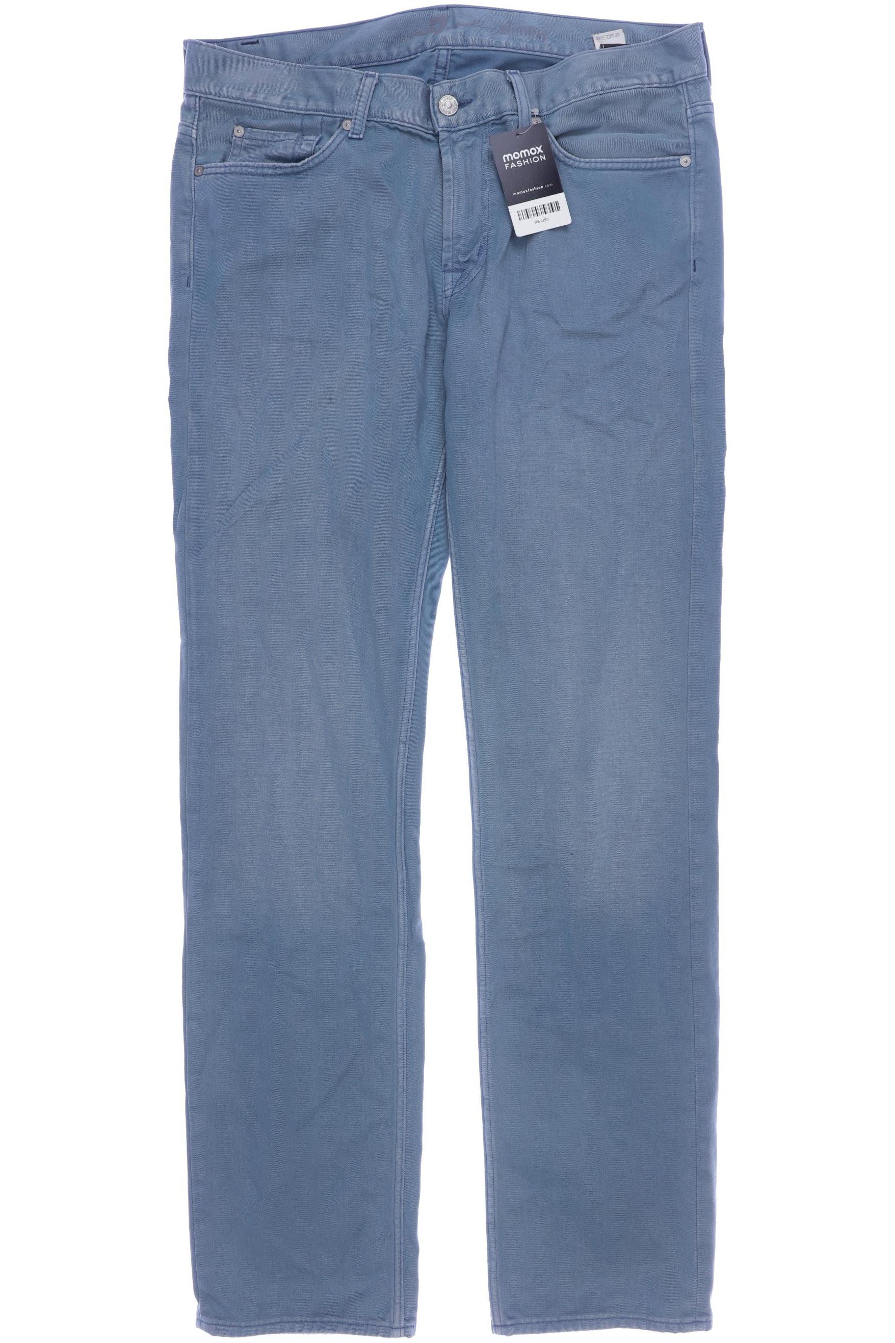 

7 for all mankind Herren Jeans, türkis, Gr. 34