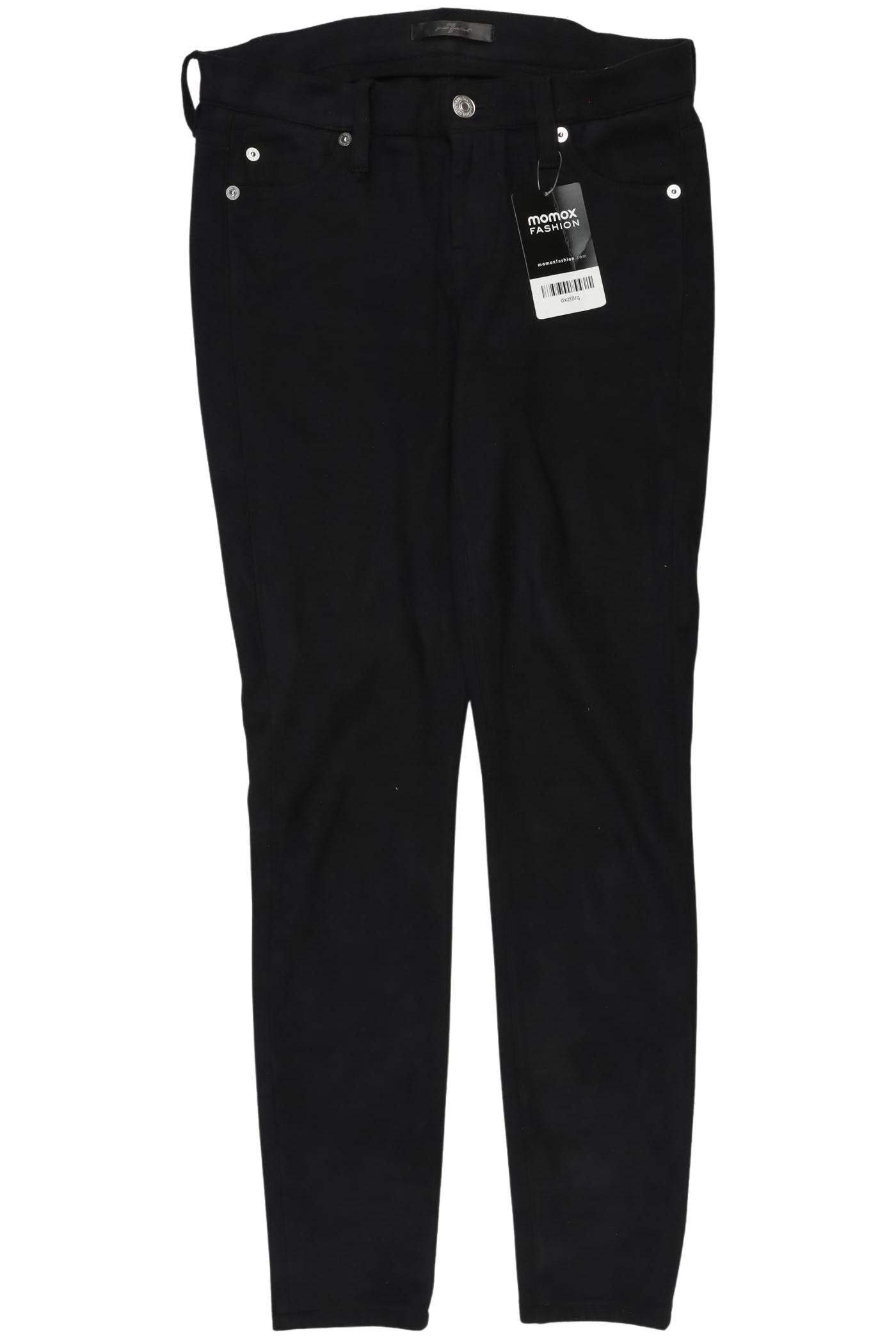 

7 for all mankind Damen Stoffhose, schwarz, Gr. 26
