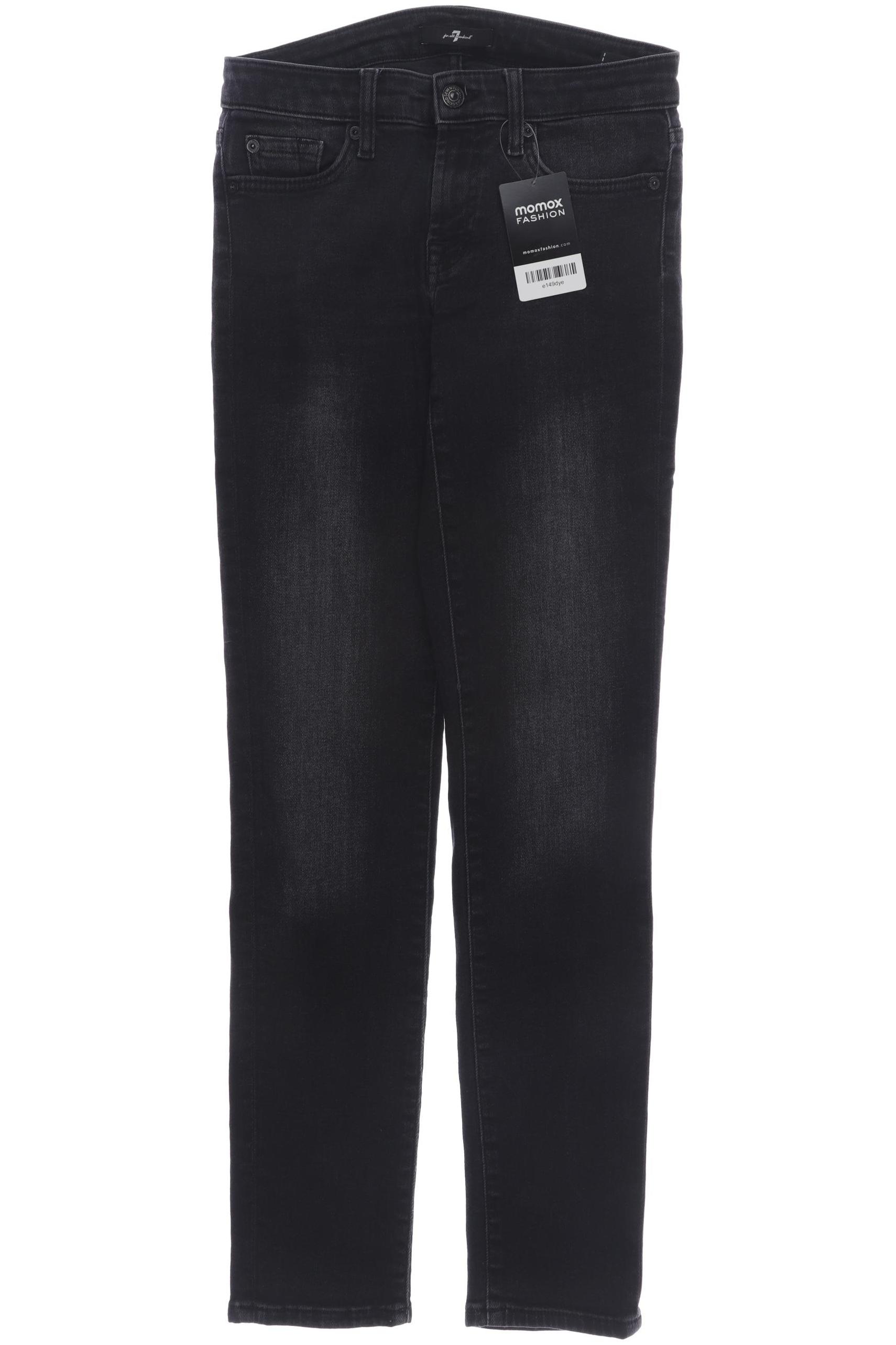 

7 for all mankind Damen Jeans, schwarz