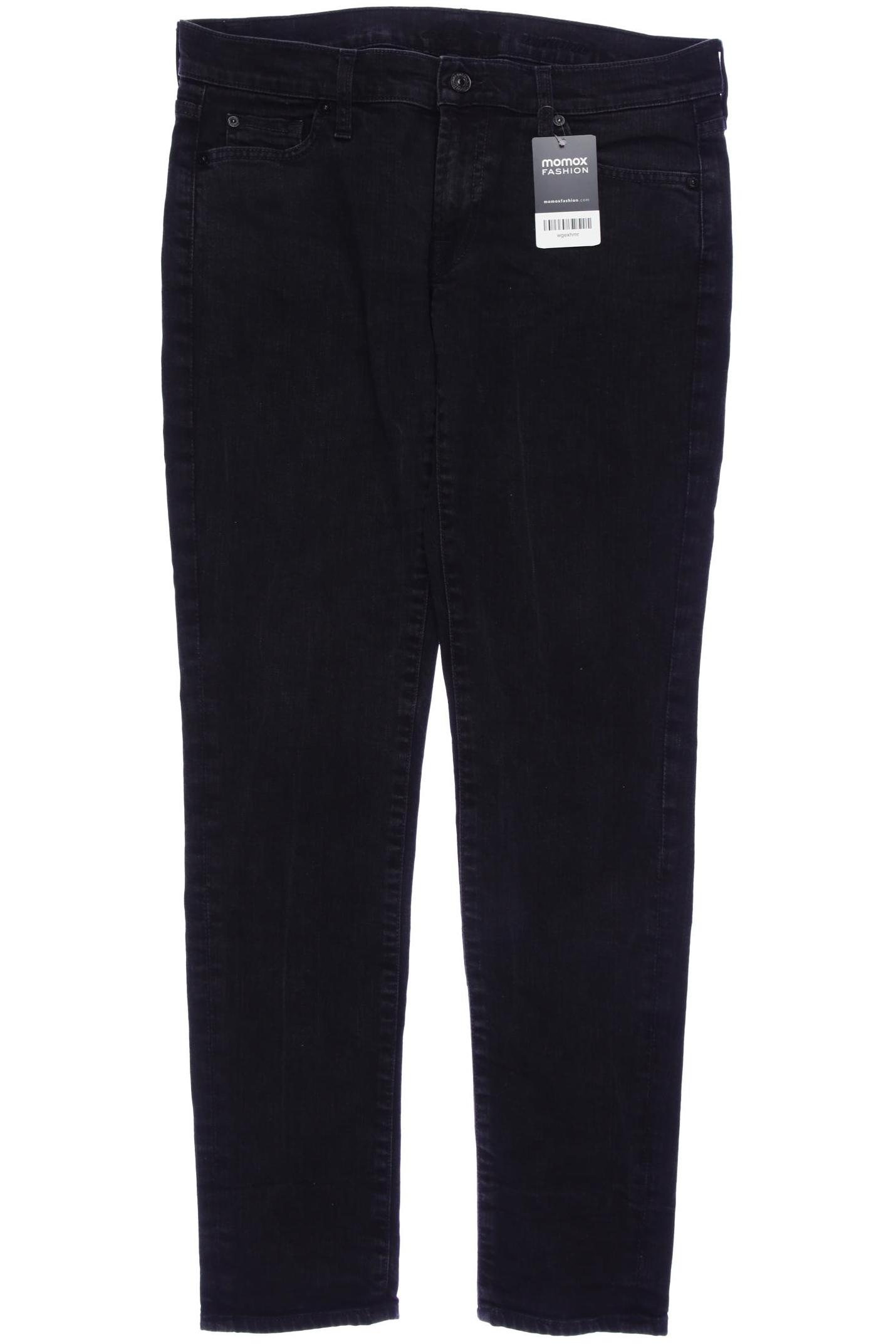 

7 for all mankind Damen Jeans, schwarz
