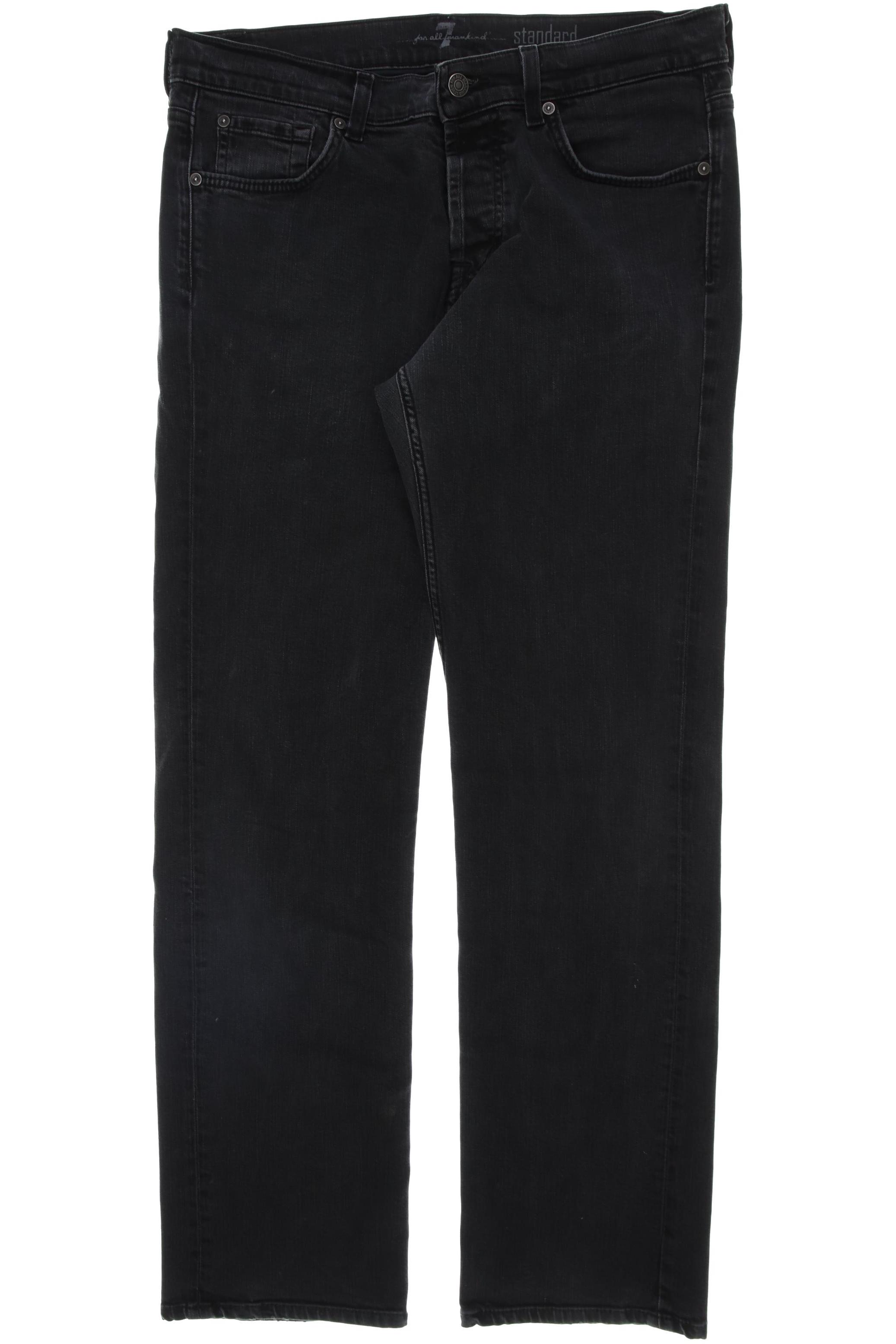 

7 for all mankind Herren Jeans, schwarz, Gr. 33