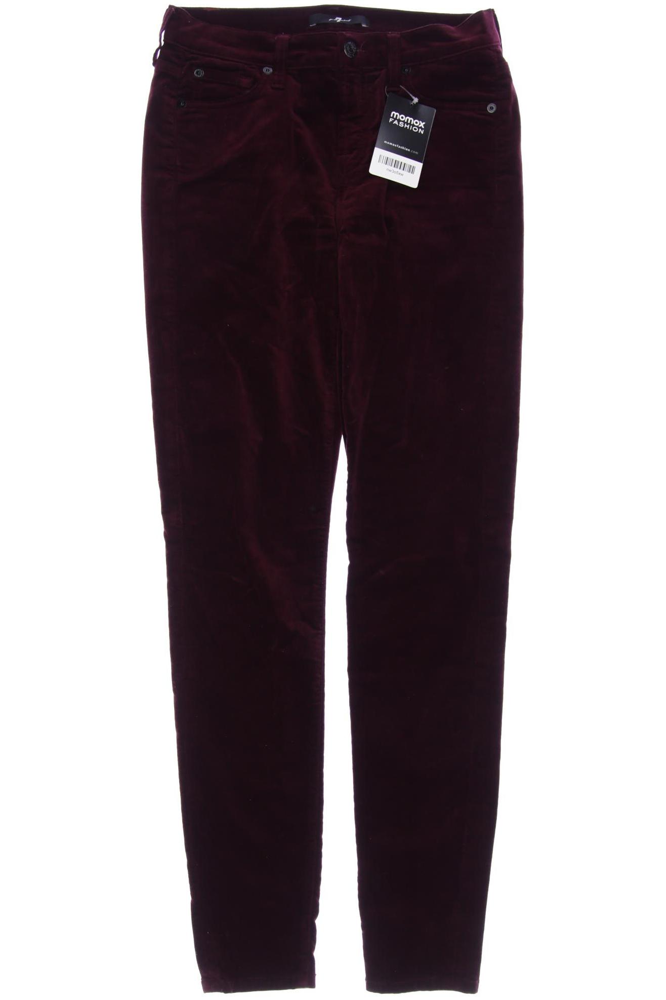 

7 for all mankind Damen Stoffhose, bordeaux, Gr. 36