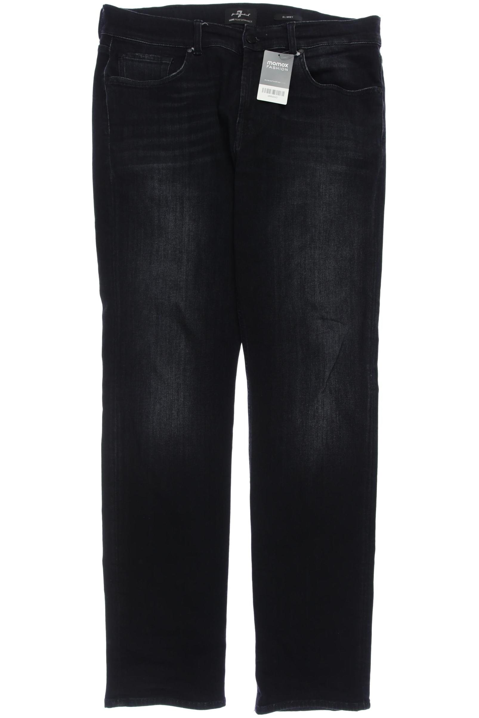 

7 for all mankind Herren Jeans, schwarz, Gr. 36