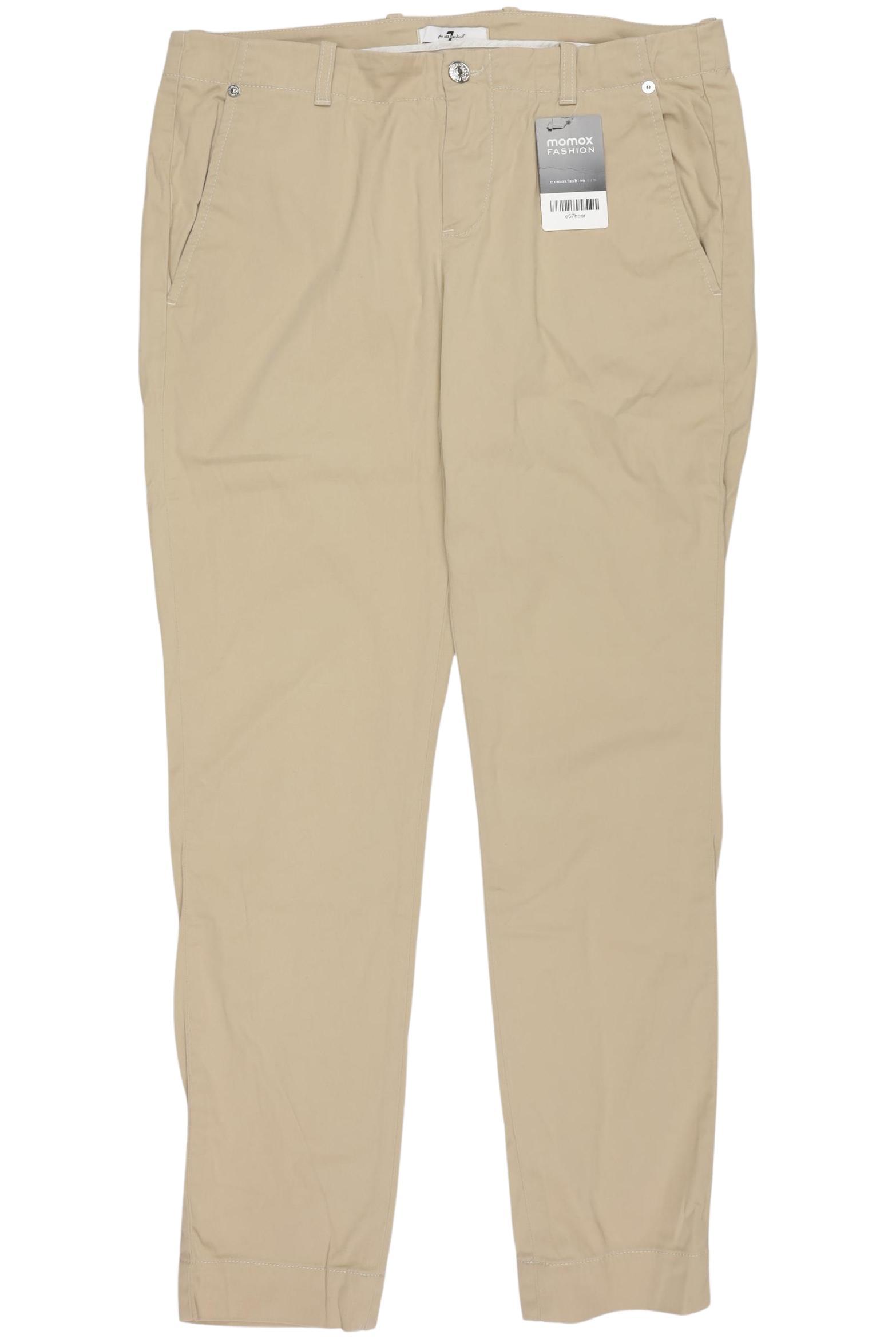 

7 for all mankind Damen Stoffhose, beige, Gr. 31