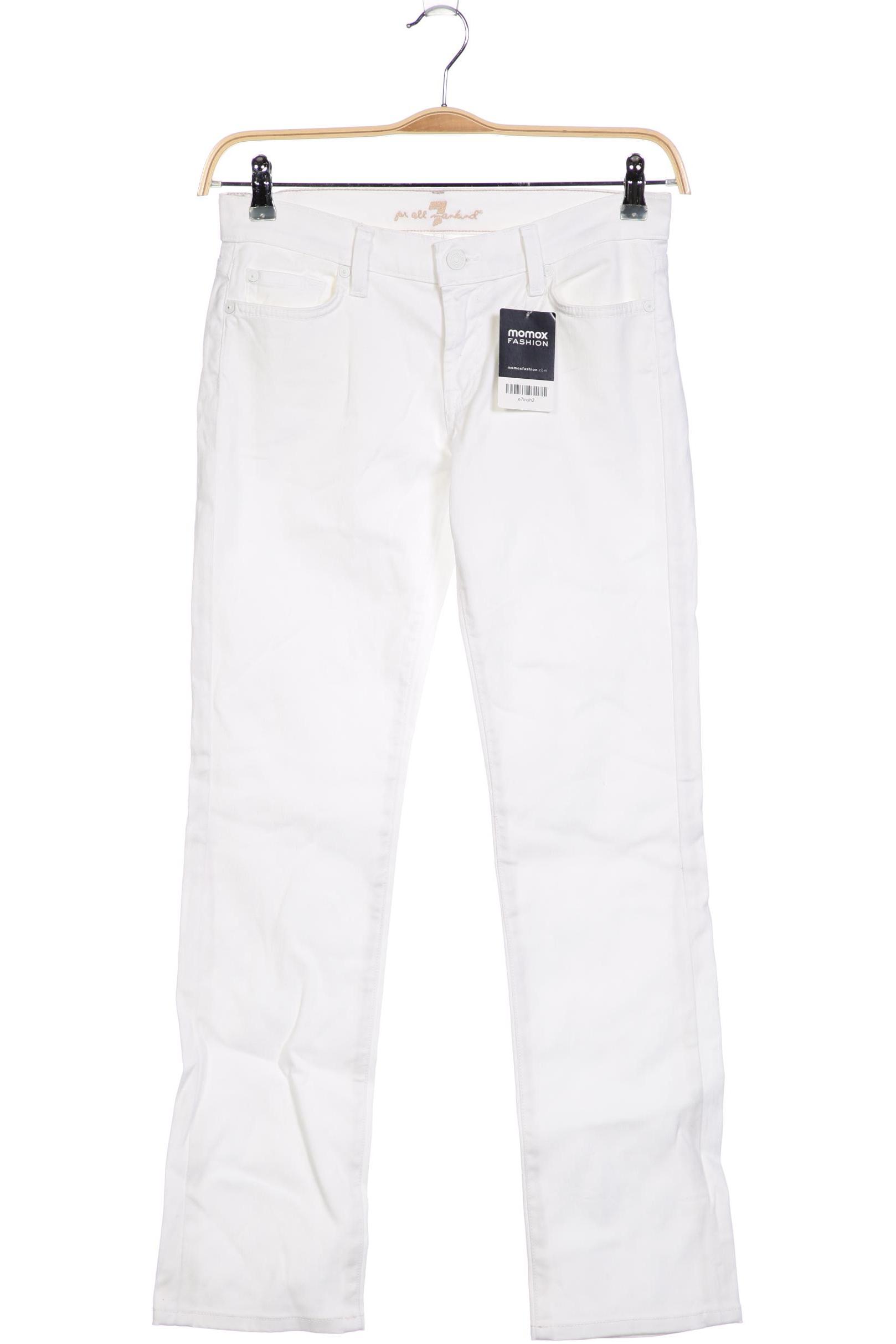 

7 for all mankind Damen Jeans, weiß