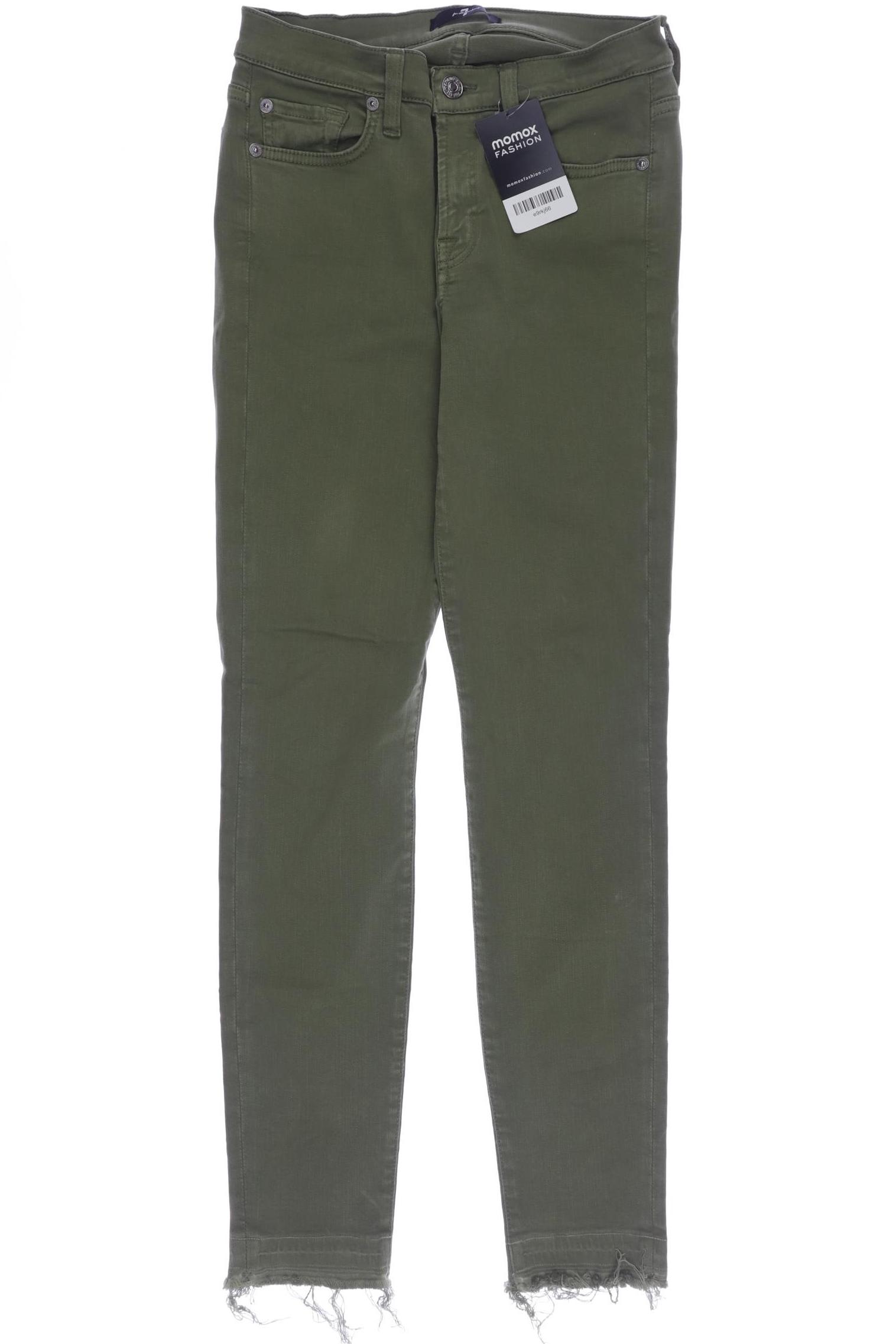 

7 for all mankind Damen Jeans, grün, Gr. 27