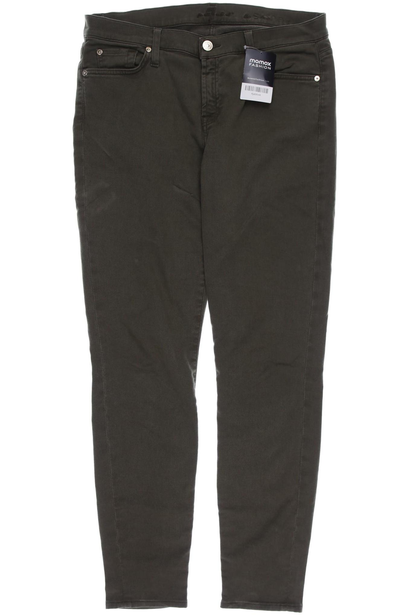 

7 for all mankind Damen Jeans, grün