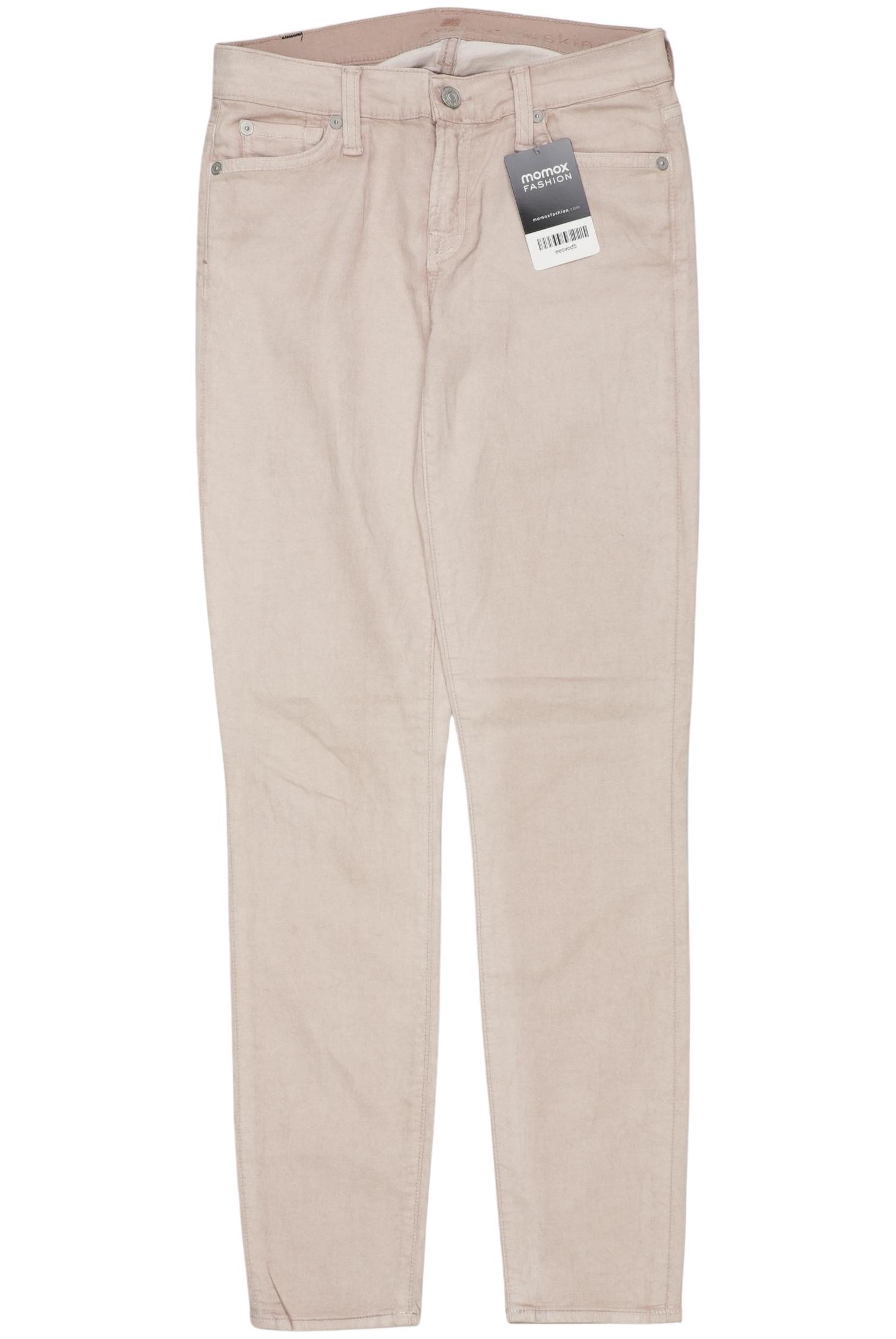 

7 for all mankind Damen Jeans, beige, Gr. 26