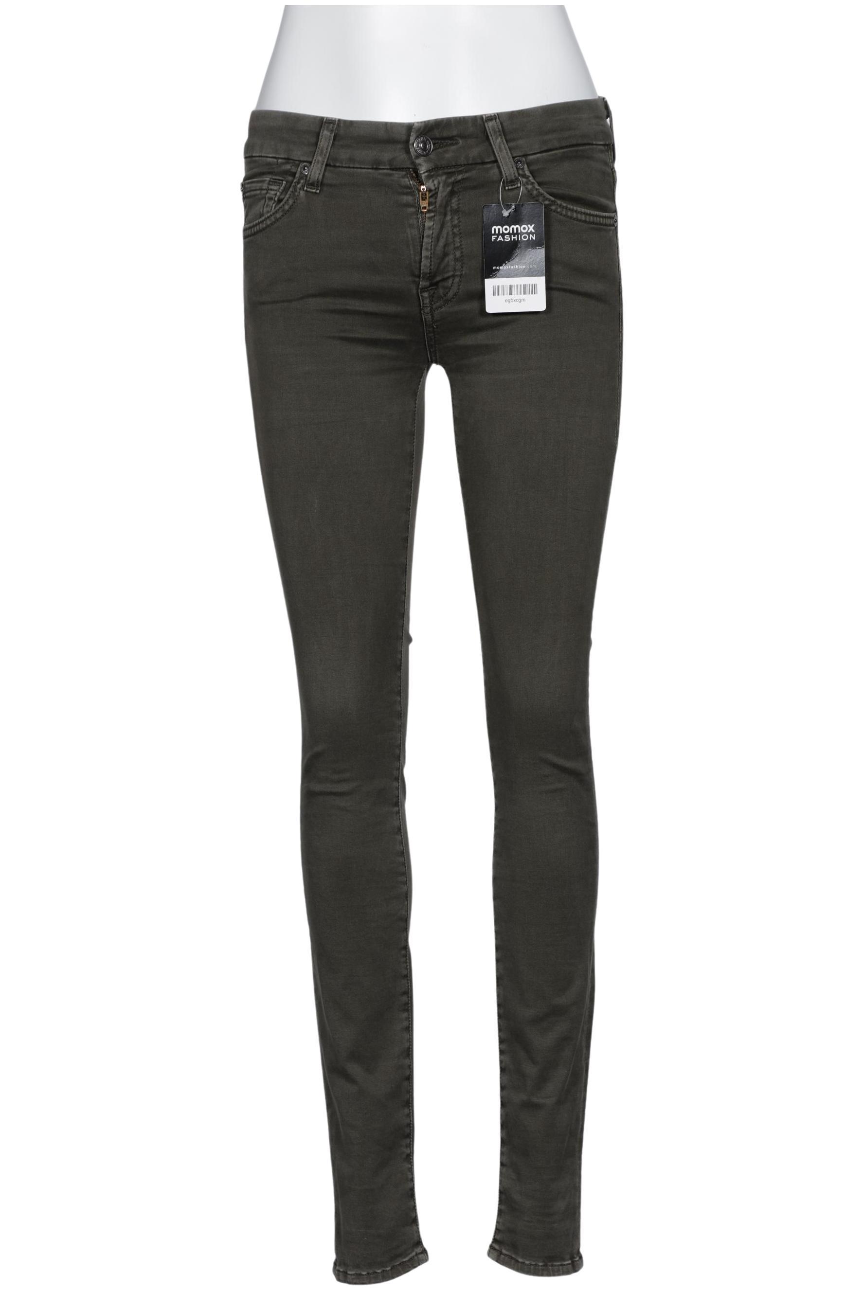 

7 for all mankind Damen Jeans, grün, Gr. 27