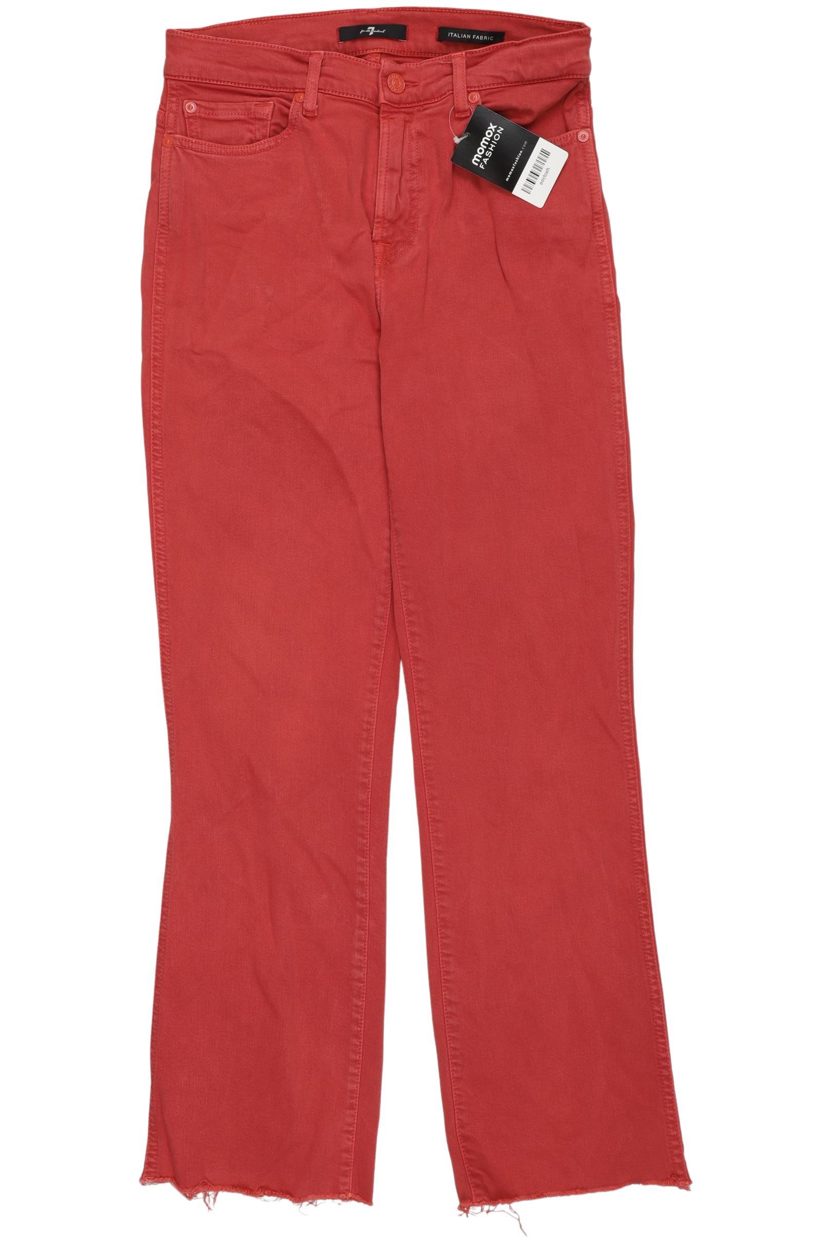 

7 for all mankind Damen Jeans, rot, Gr. 29