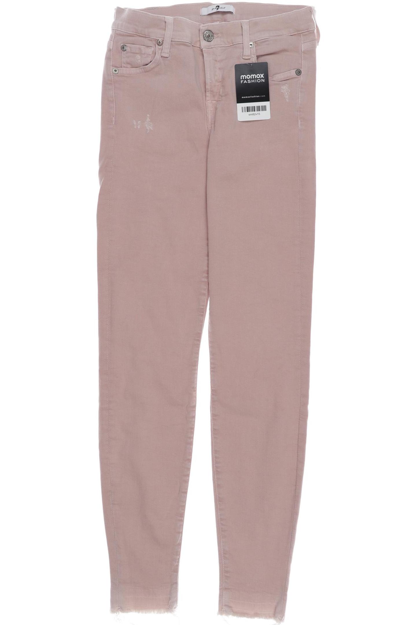 

7 for all mankind Damen Jeans, pink, Gr. 25