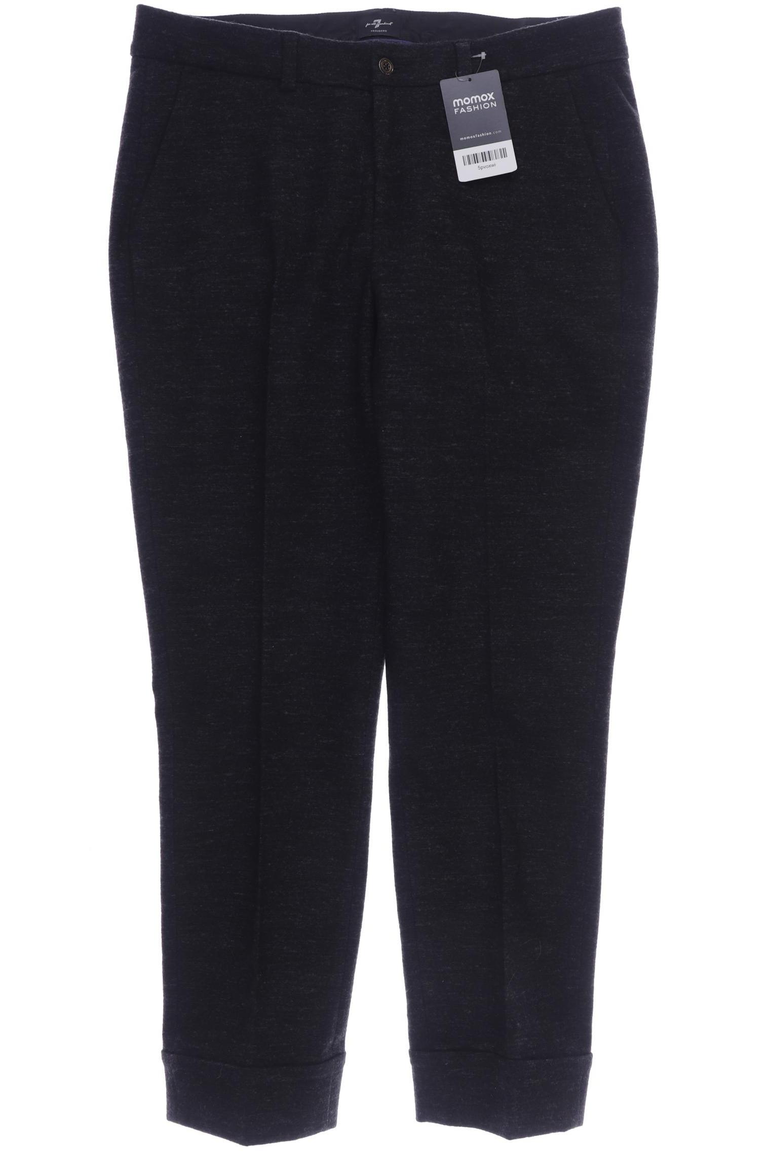 

7 for all mankind Damen Stoffhose, schwarz, Gr. 30