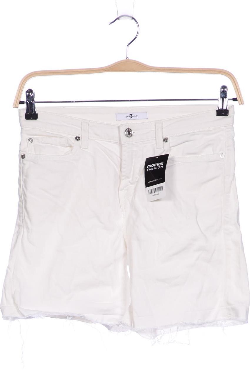 

7 for all mankind Damen Shorts, weiß, Gr. 26