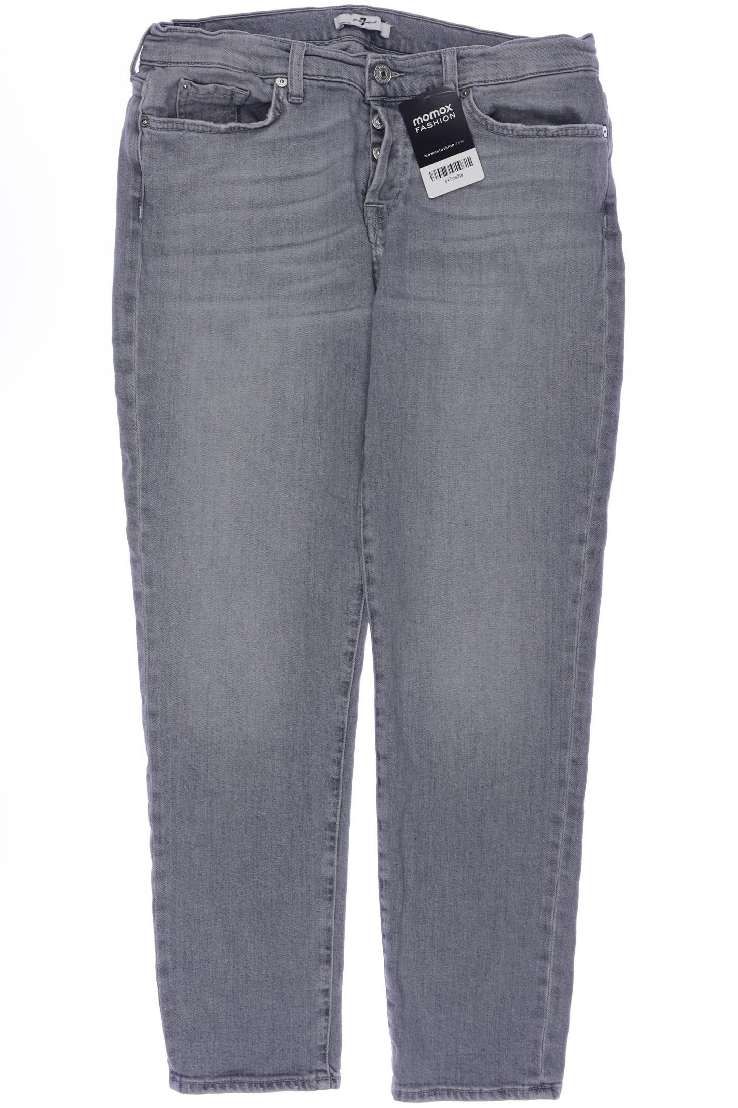 

7 for all mankind Damen Jeans, grau, Gr. 28