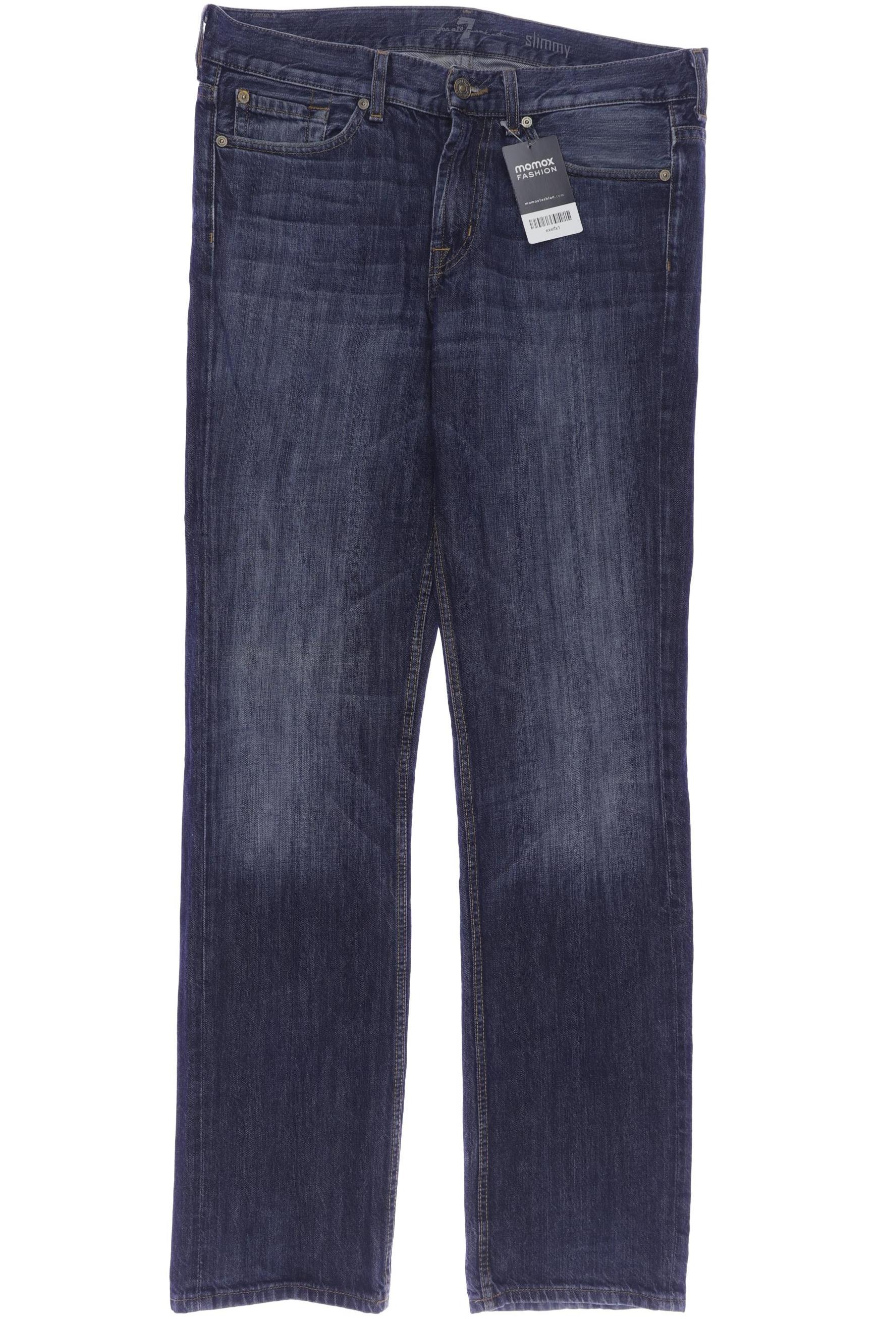 

7 for all mankind Herren Jeans, marineblau, Gr. 52