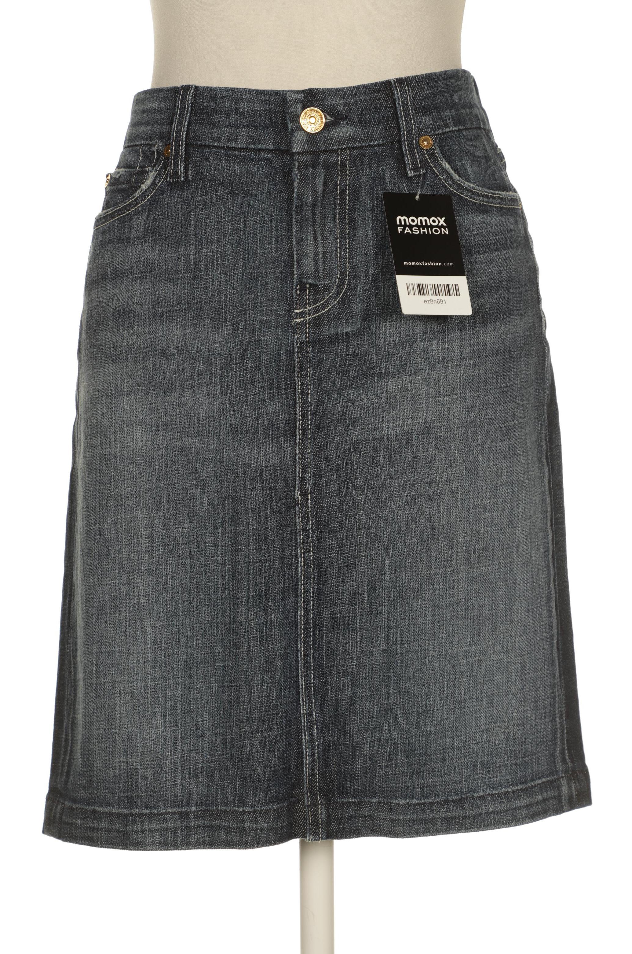 

7 for all mankind Damen Rock, marineblau