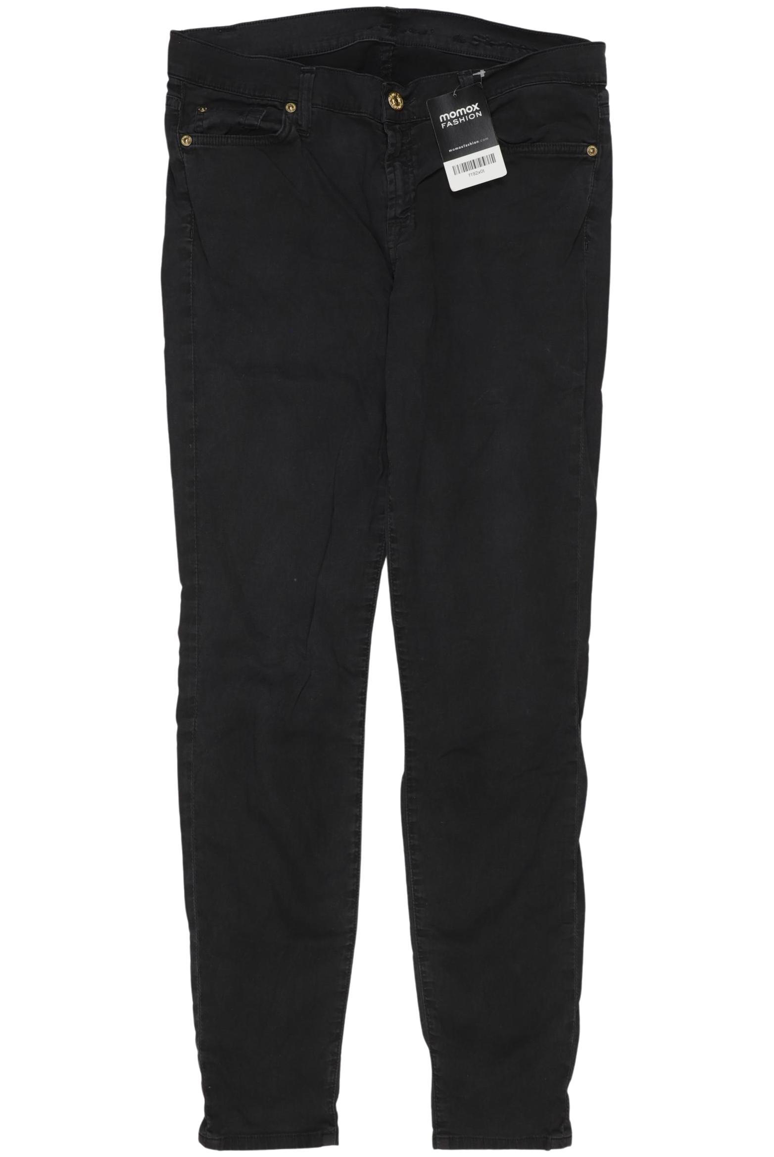 

7 for all mankind Damen Jeans, schwarz, Gr. 30