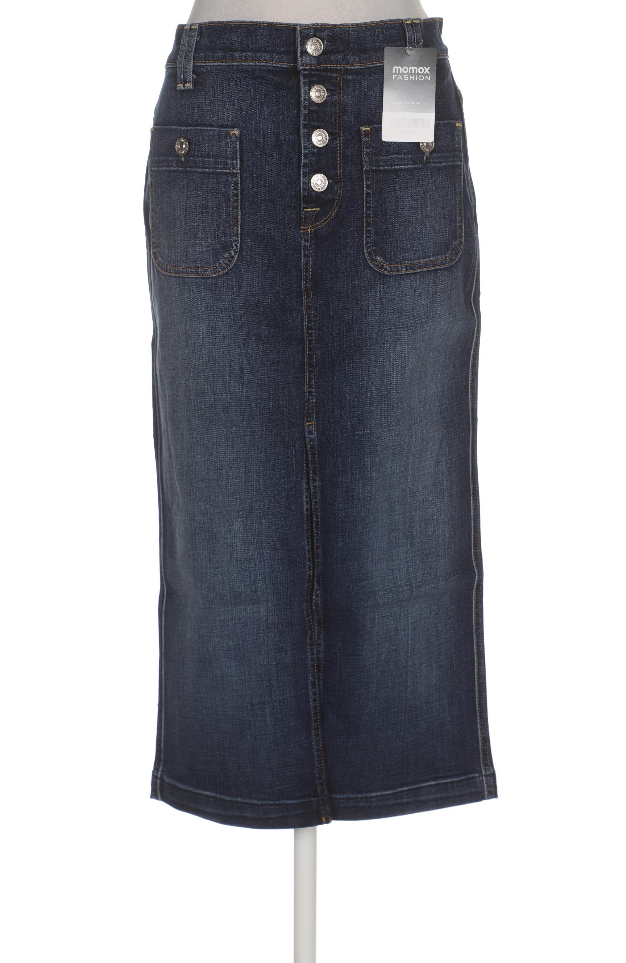 

7 for all mankind Damen Rock, blau, Gr. 29