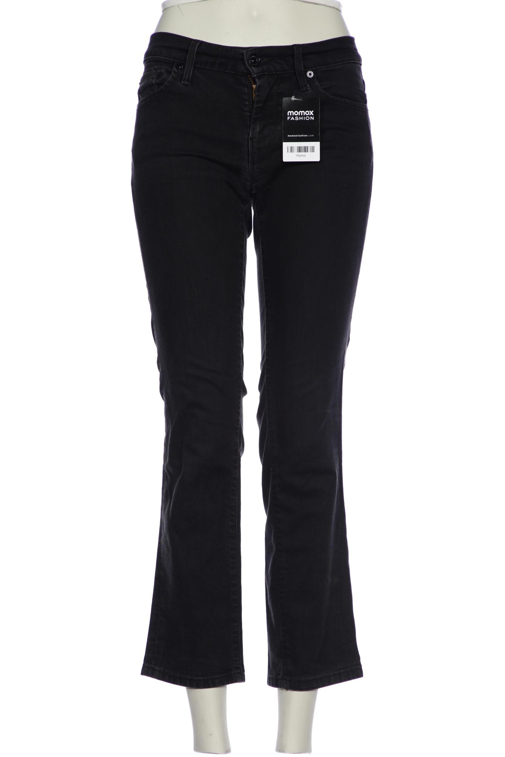 

7 for all mankind Damen Jeans, schwarz