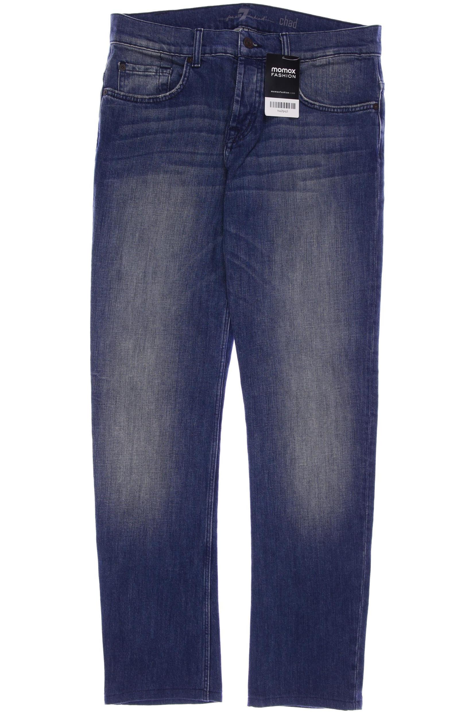 

7 for all mankind Herren Jeans, blau
