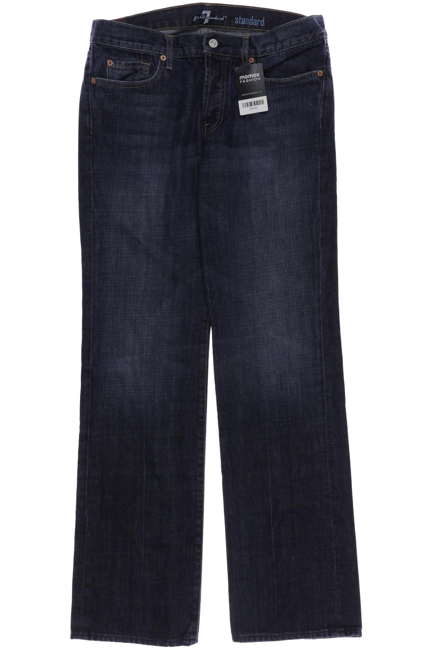 

7 for all mankind Herren Jeans, marineblau, Gr. 33