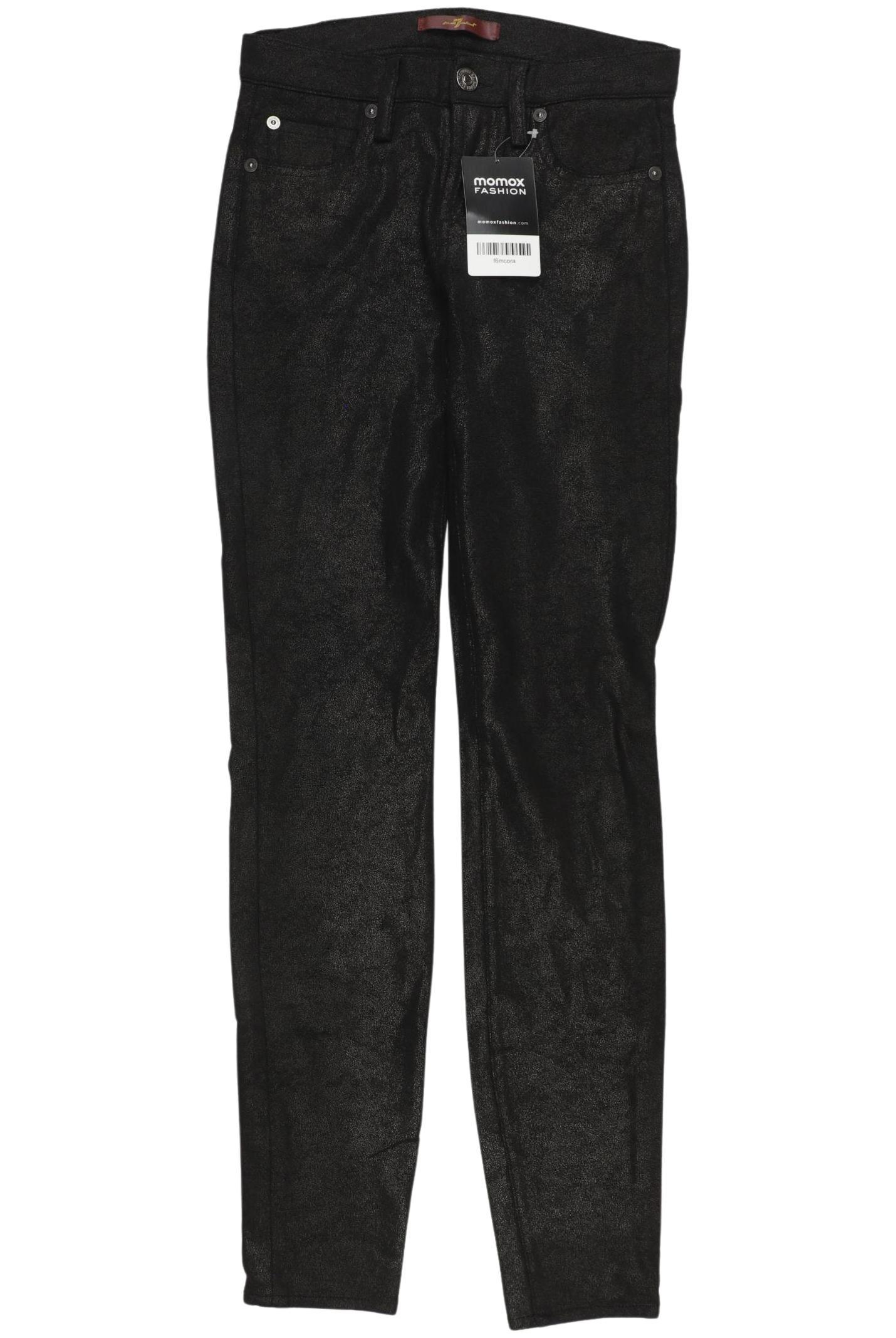 

7 for all mankind Damen Stoffhose, schwarz, Gr. 25