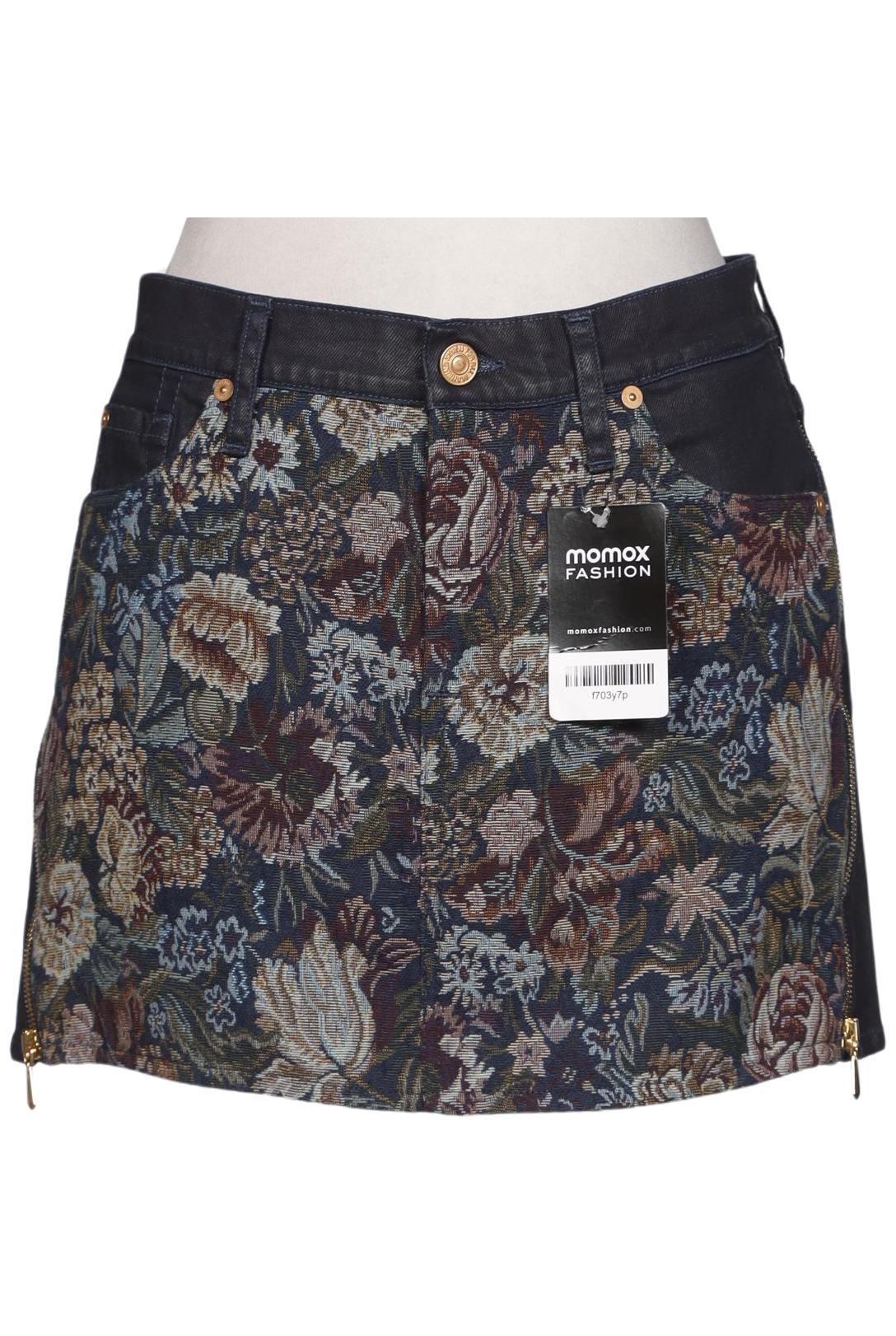 

7 for all mankind Damen Rock, marineblau, Gr. 30